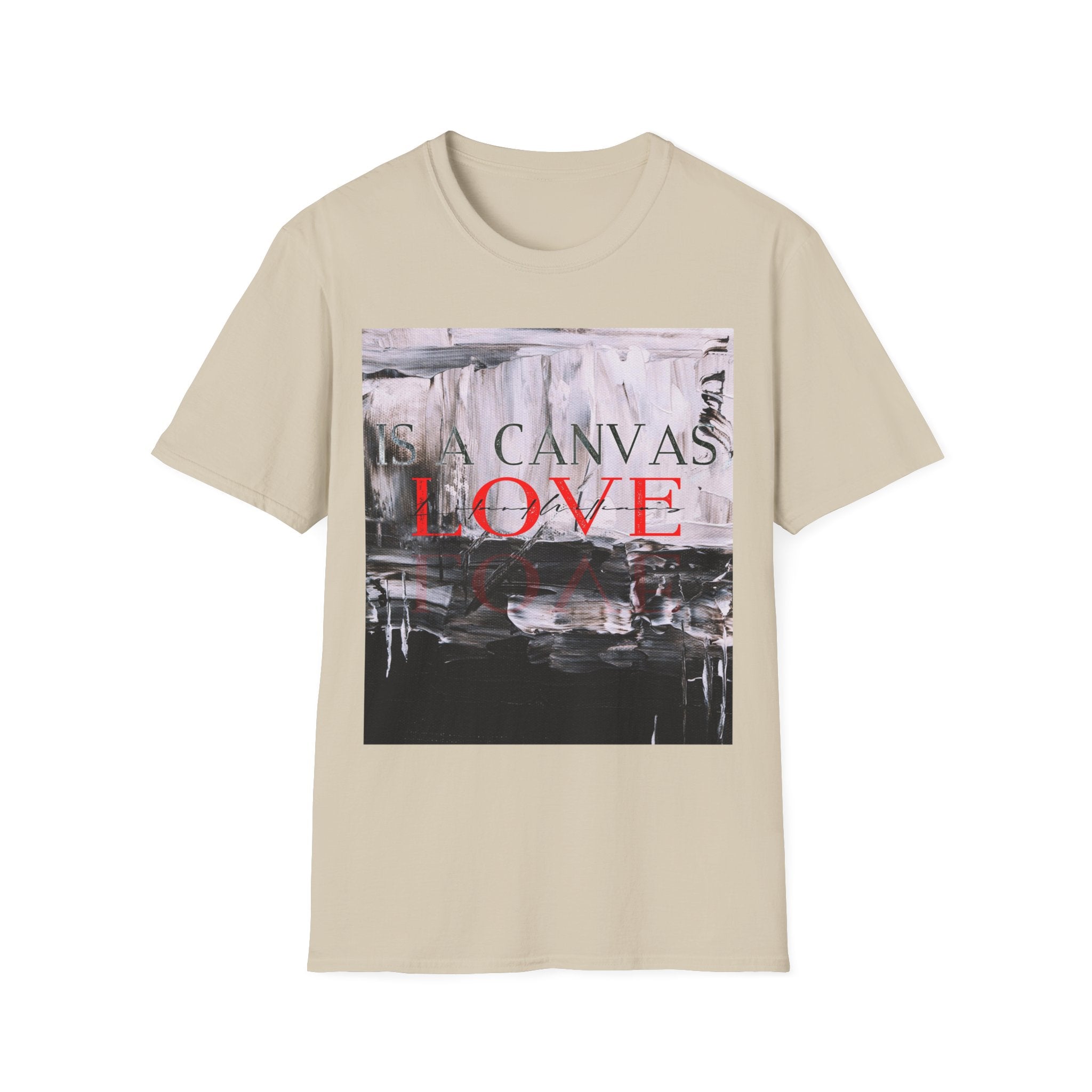 LOVE IS CANVAS Unisex Softstyle T-Shirt