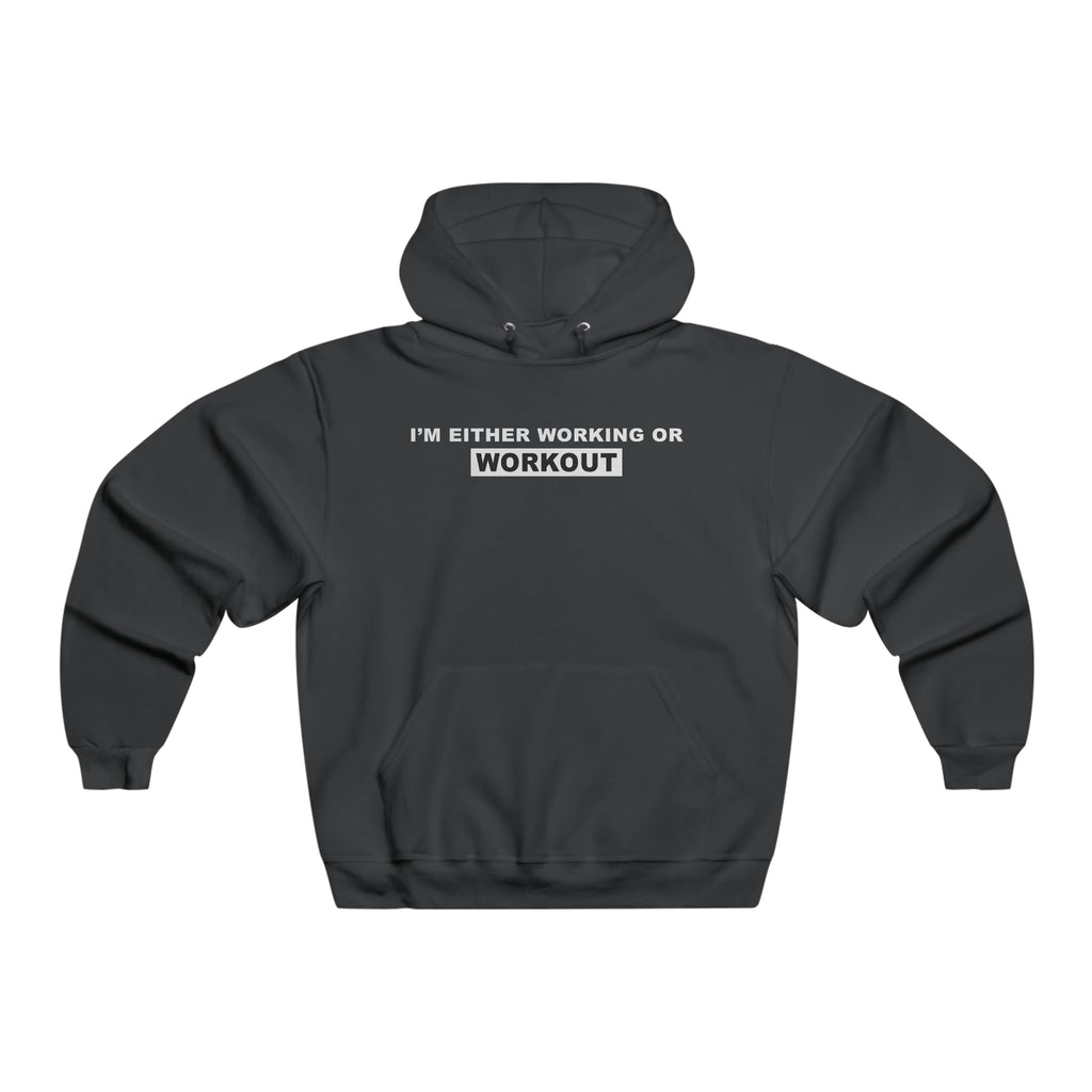 WORKING OR WORKOUT Graphic Hoodie