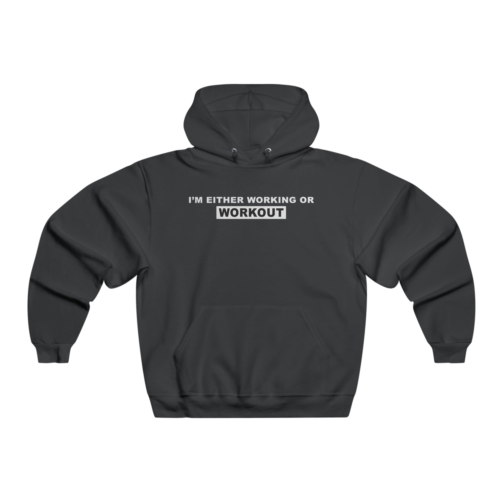 WORKING OR WORKOUT Graphic Hoodie