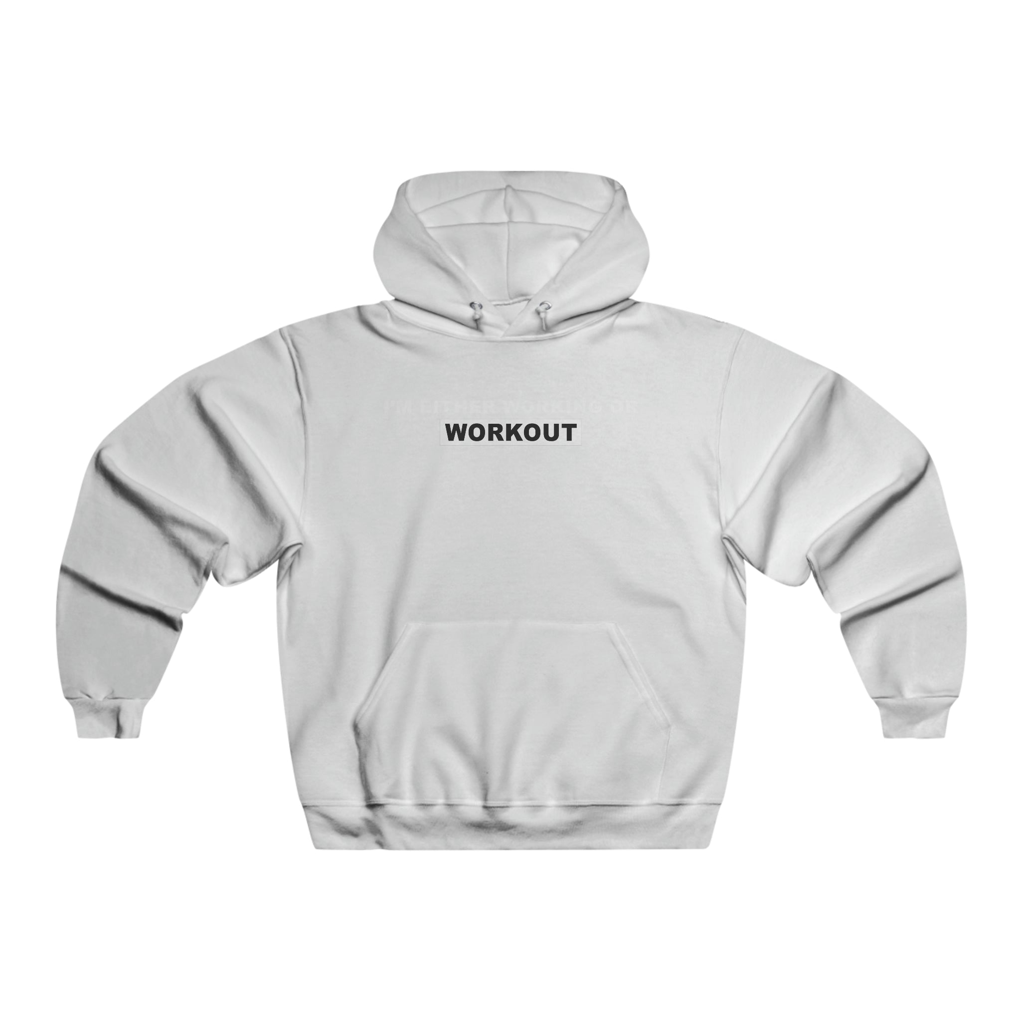 WORKING OR WORKOUT Graphic Hoodie