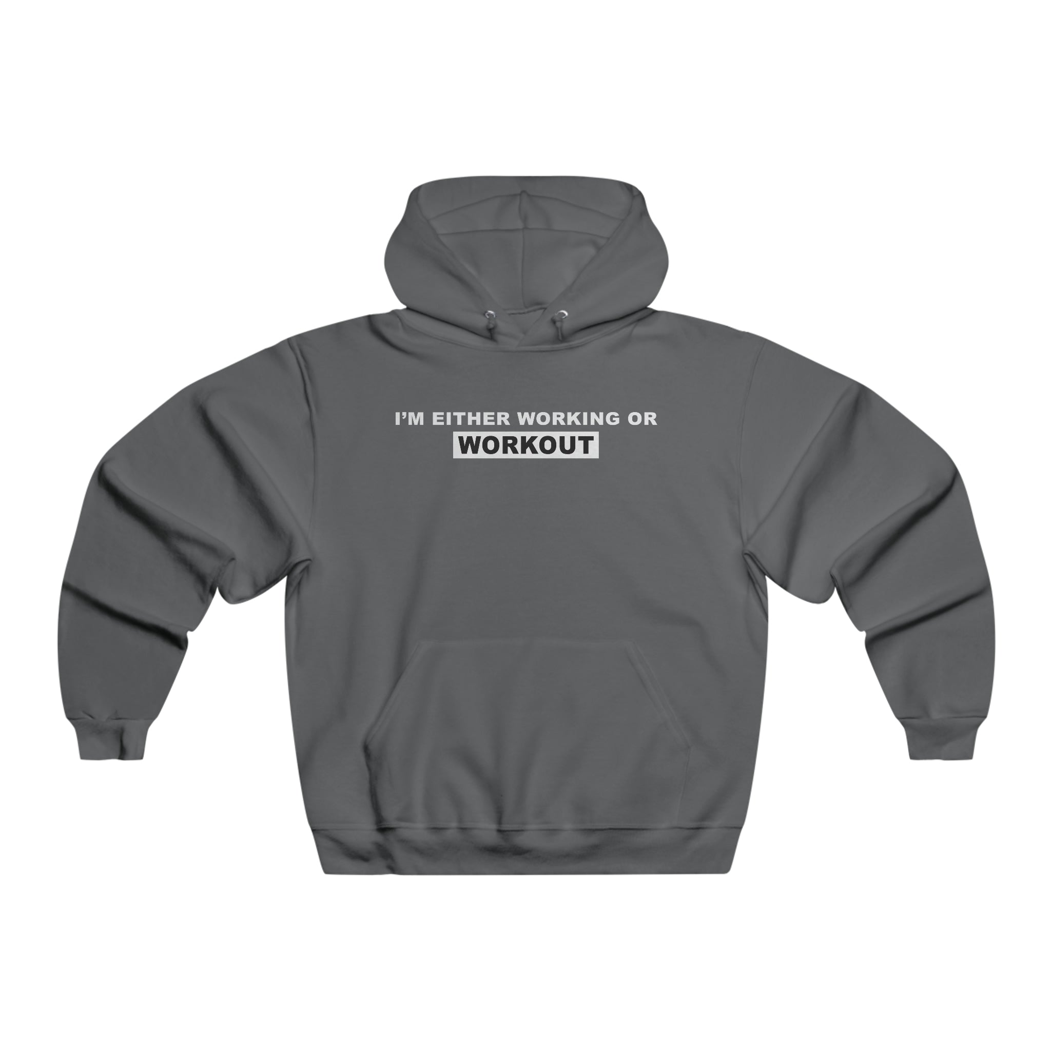 WORKING OR WORKOUT Graphic Hoodie