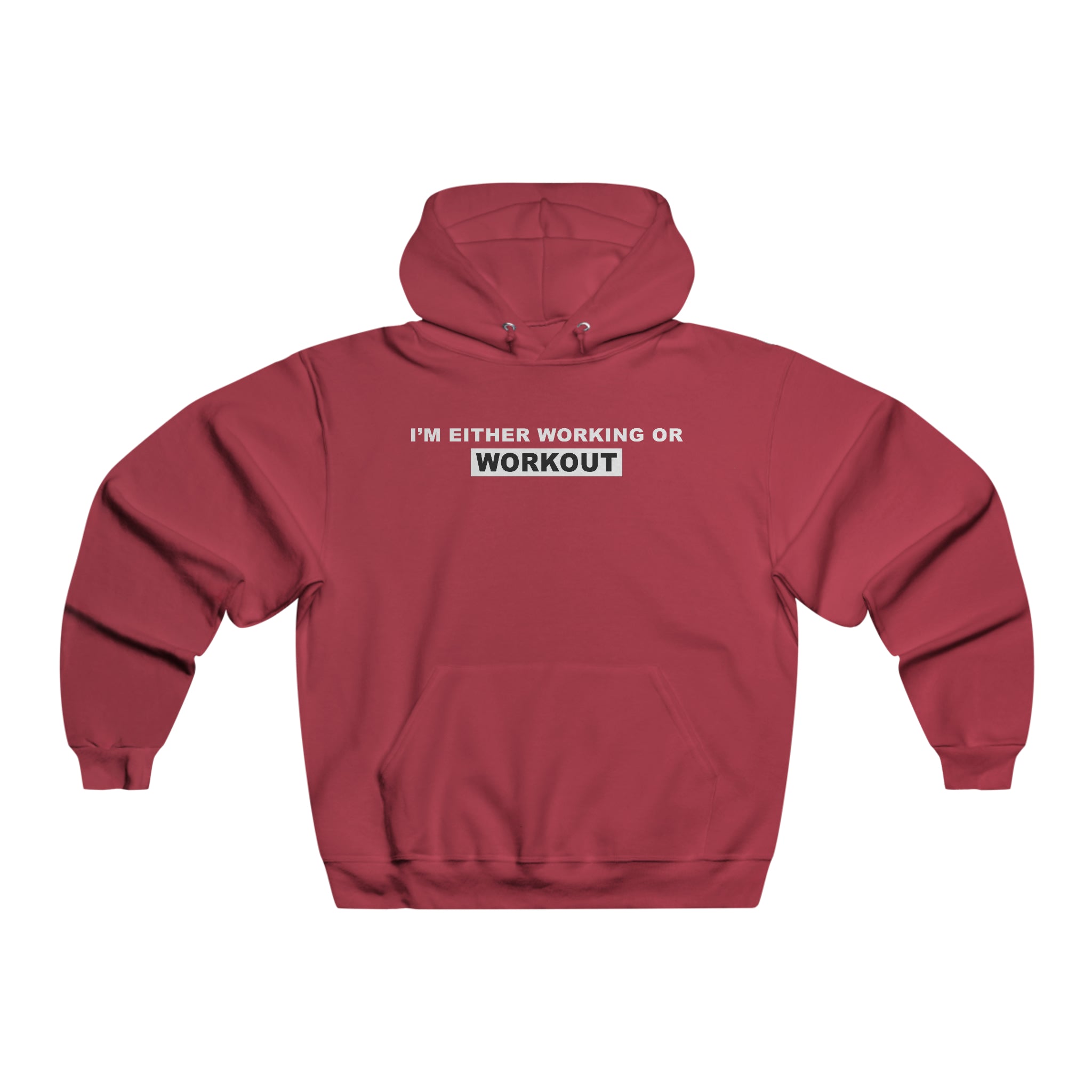 WORKING OR WORKOUT Graphic Hoodie