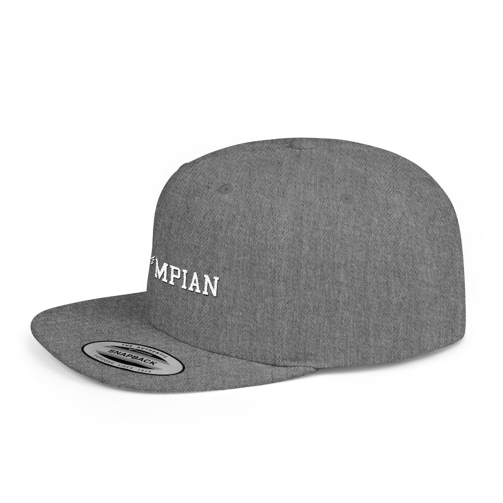 Olympian Flat Bill Snapback Hat