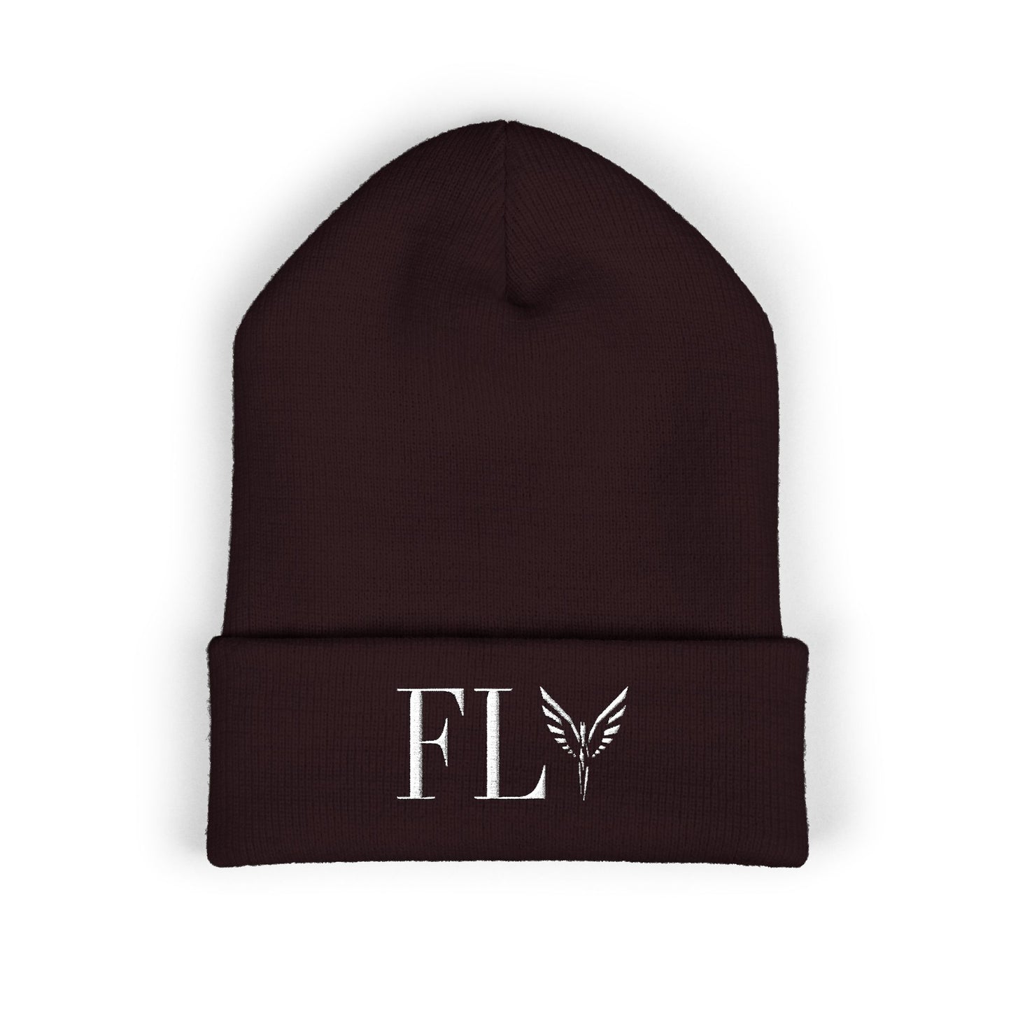 Beanie Hat - Olympian Fly Embroidered Classic Cuffed Beanie