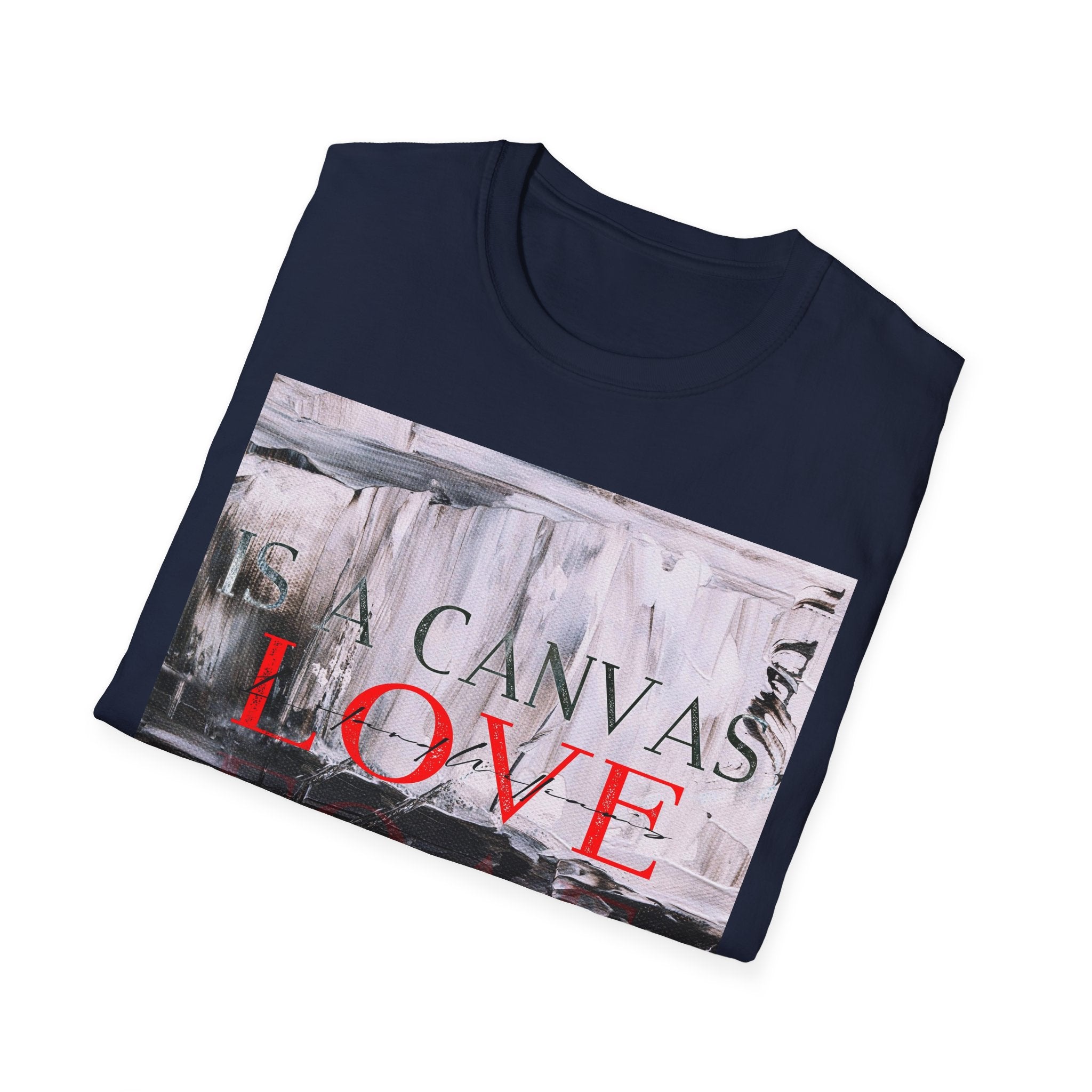 LOVE IS CANVAS Unisex Softstyle T-Shirt