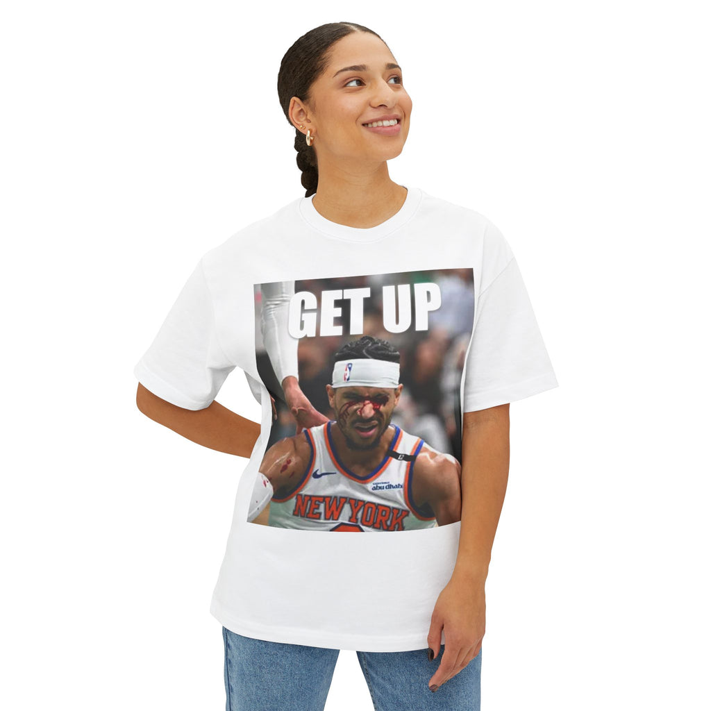 Oversized Tee - 'Get Up Josh Hart' Design