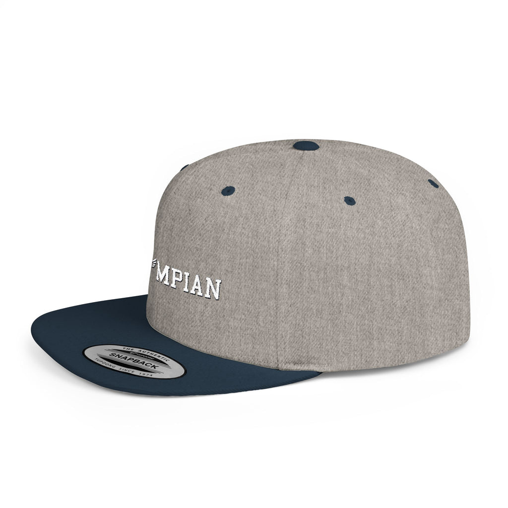 Olympian Flat Bill Snapback Hat