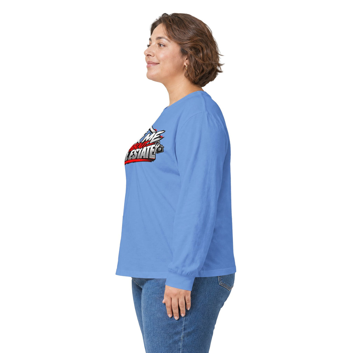 Ask Me About Real Estate Long Sleeve Tee