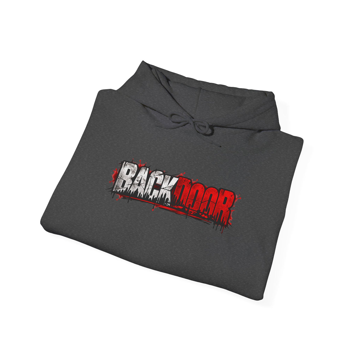 "BackDoor" Crime Drama Series Graphic Hoodie – 'Cast x Crew' Streetwear Pullover