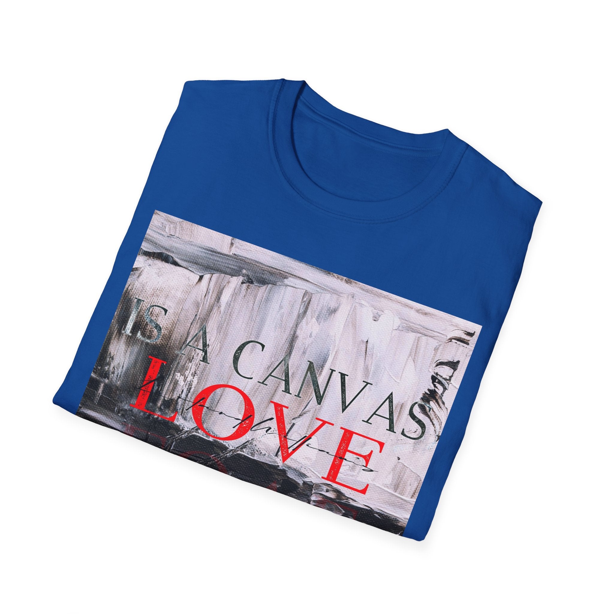 LOVE IS CANVAS Unisex Softstyle T-Shirt