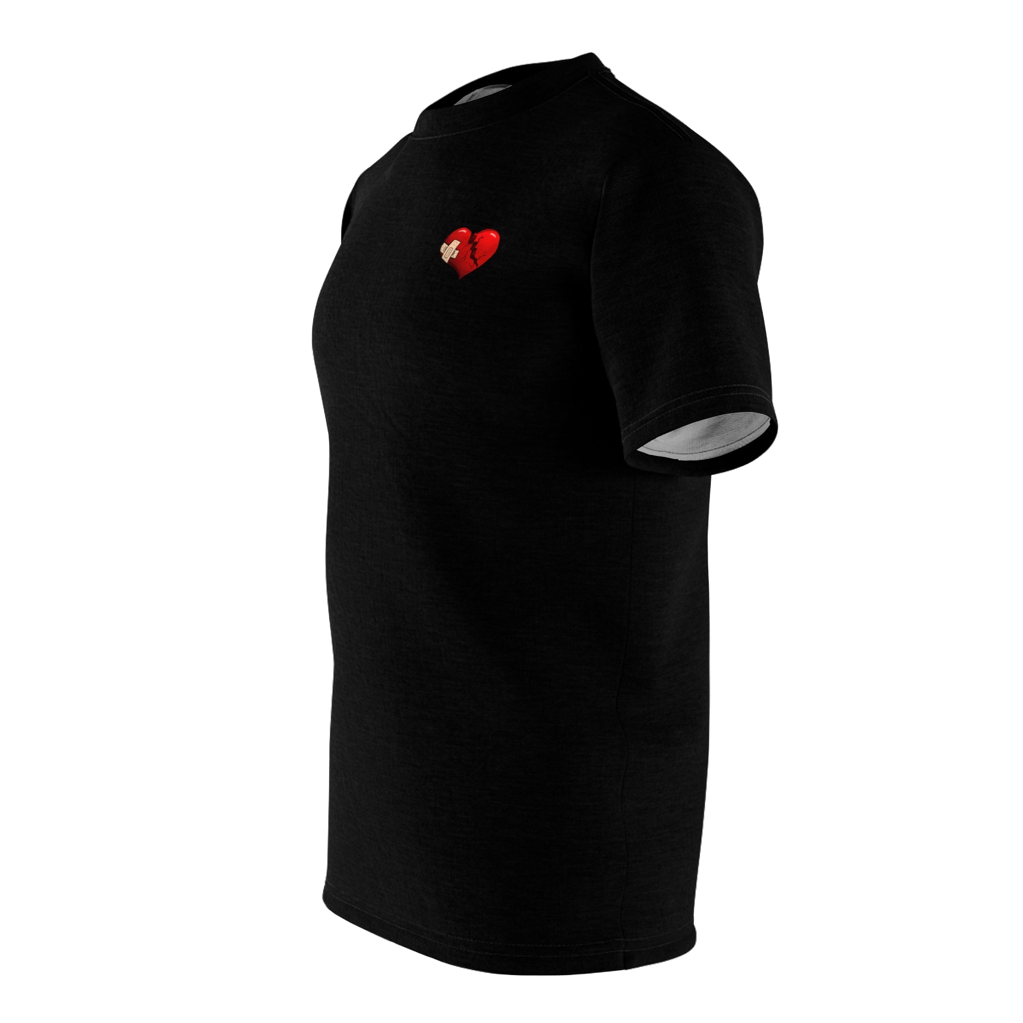 Hopstar Black Tee "Heart on My Shirt"
