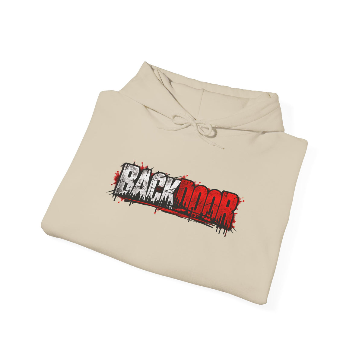 "BackDoor" Crime Drama Series Graphic Hoodie – 'Cast x Crew' Streetwear Pullover