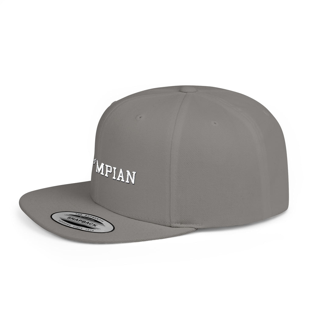 Olympian Flat Bill Snapback Hat