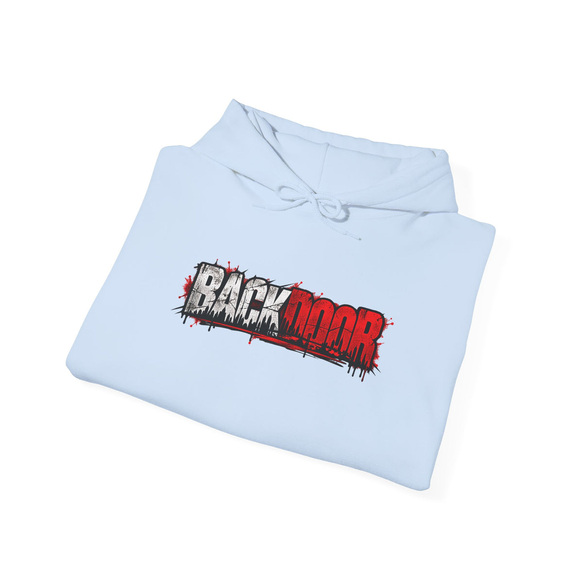 "BackDoor" Crime Drama Series Graphic Hoodie – 'Cast x Crew' Streetwear Pullover