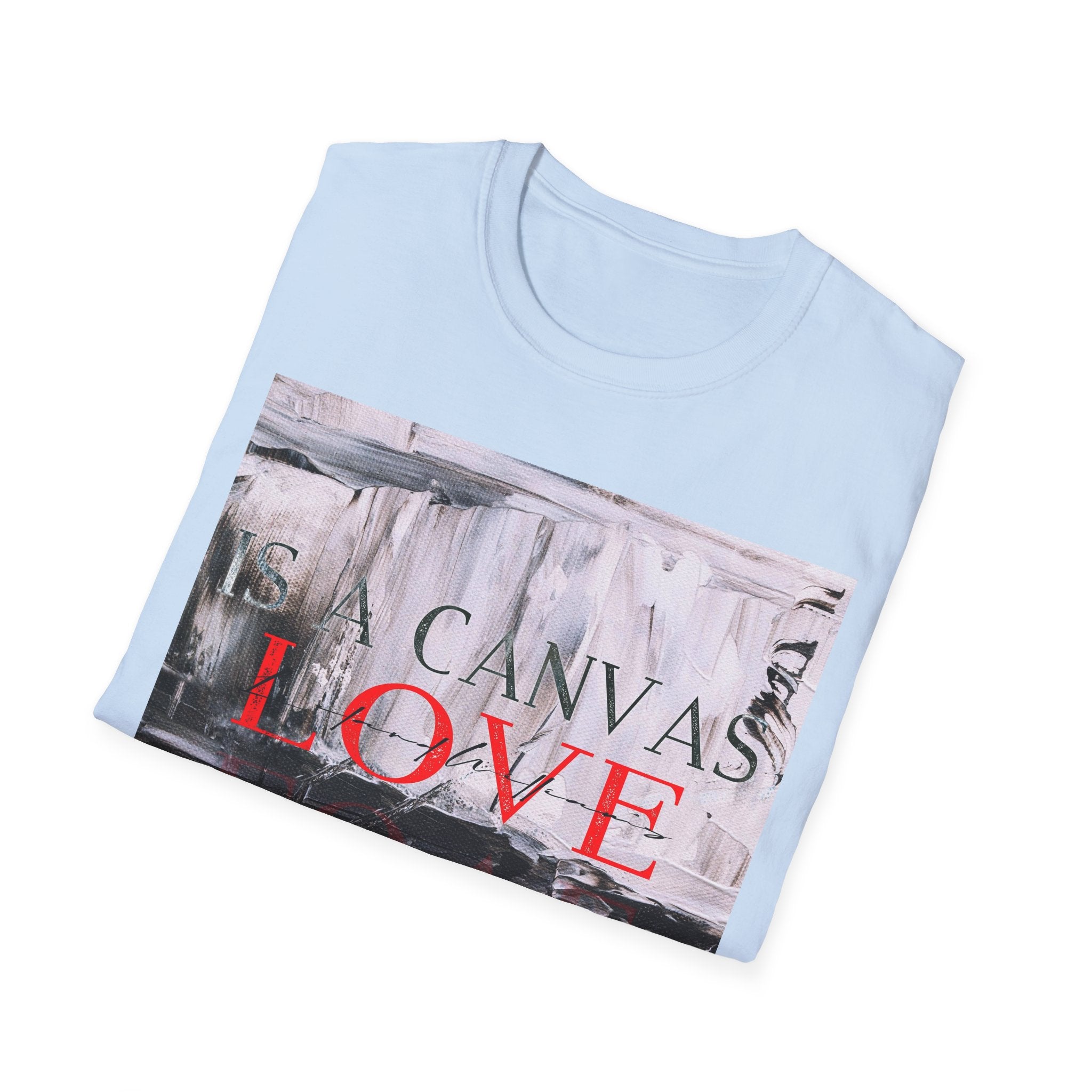 LOVE IS CANVAS Unisex Softstyle T-Shirt