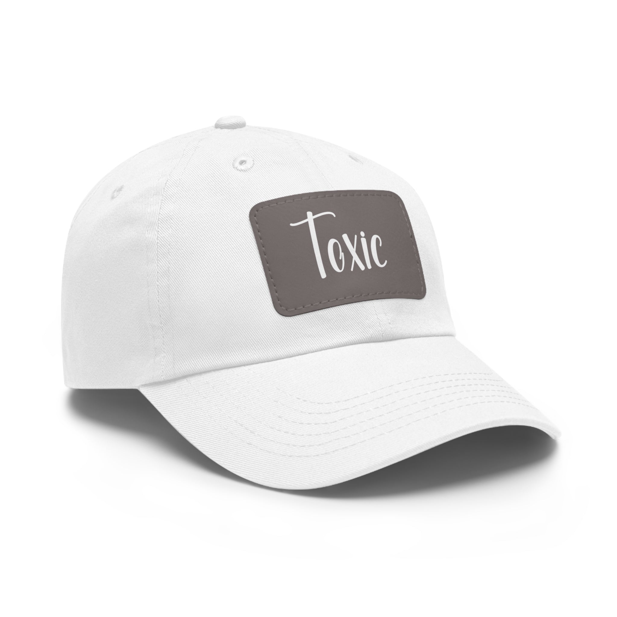 Toxic Dad Hat with Leather Patch