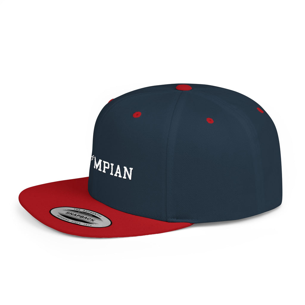 Olympian Flat Bill Snapback Hat