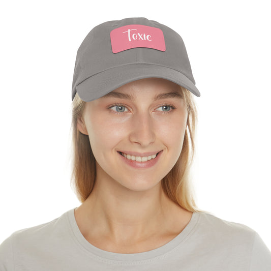 Toxic Dad Hat with Leather Patch