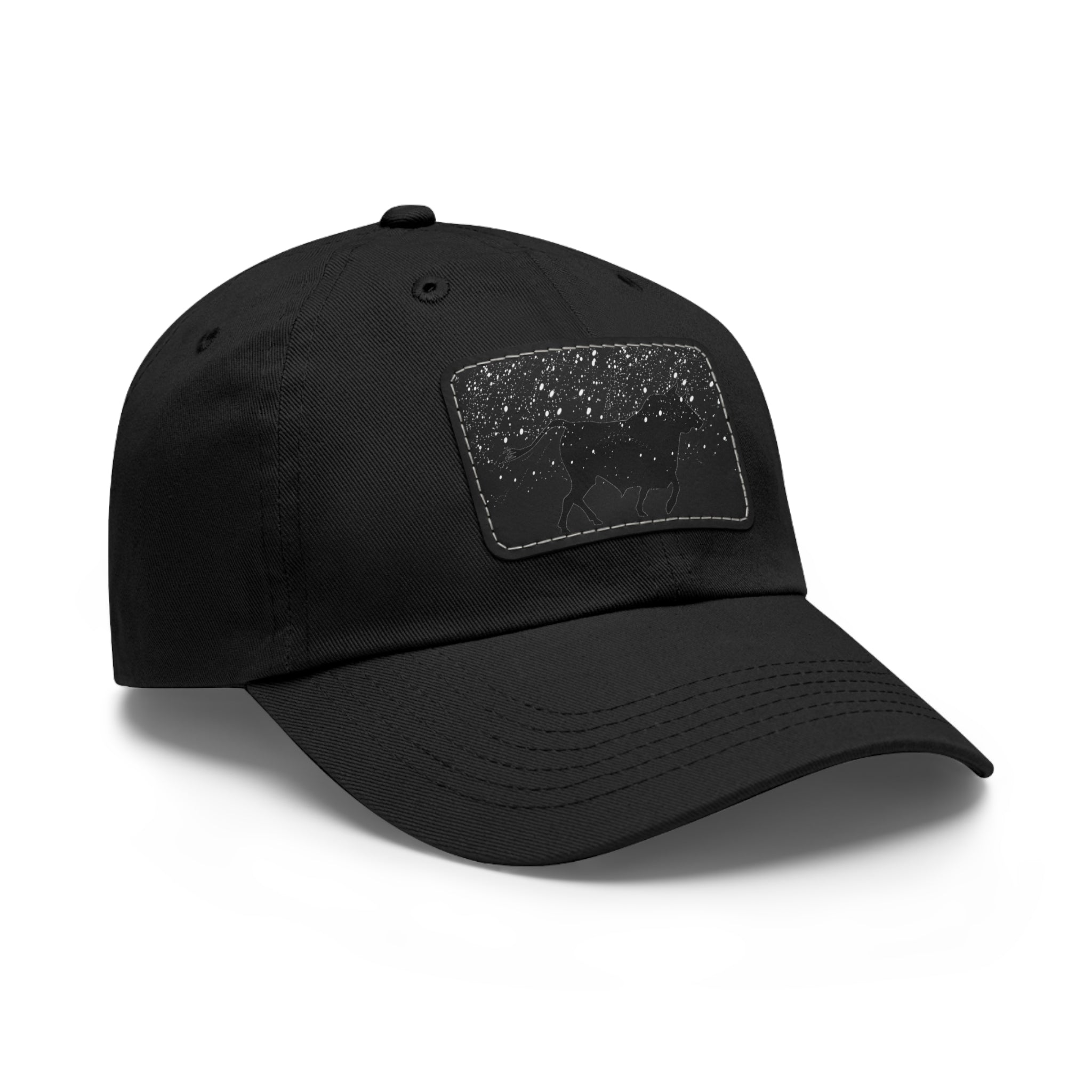 Bull in the Snow Dad Hat