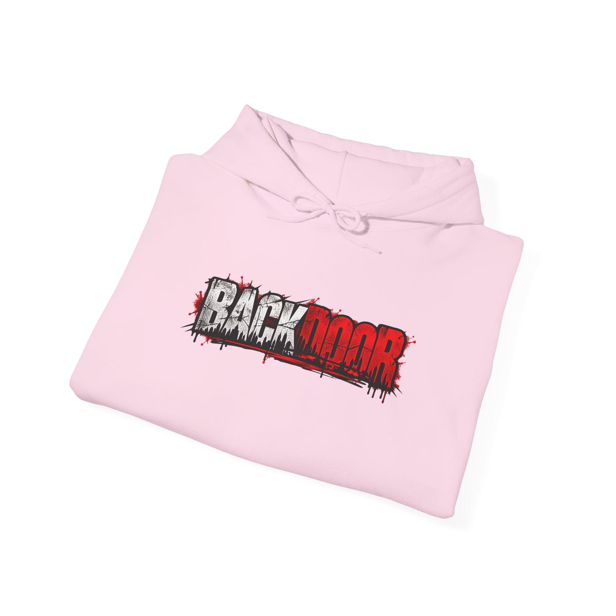 "BackDoor" Crime Drama Series Graphic Hoodie – 'Cast x Crew' Streetwear Pullover