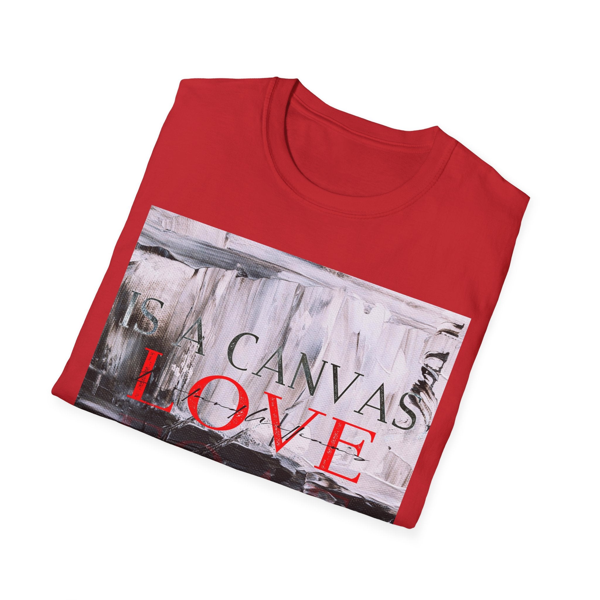 LOVE IS CANVAS Unisex Softstyle T-Shirt