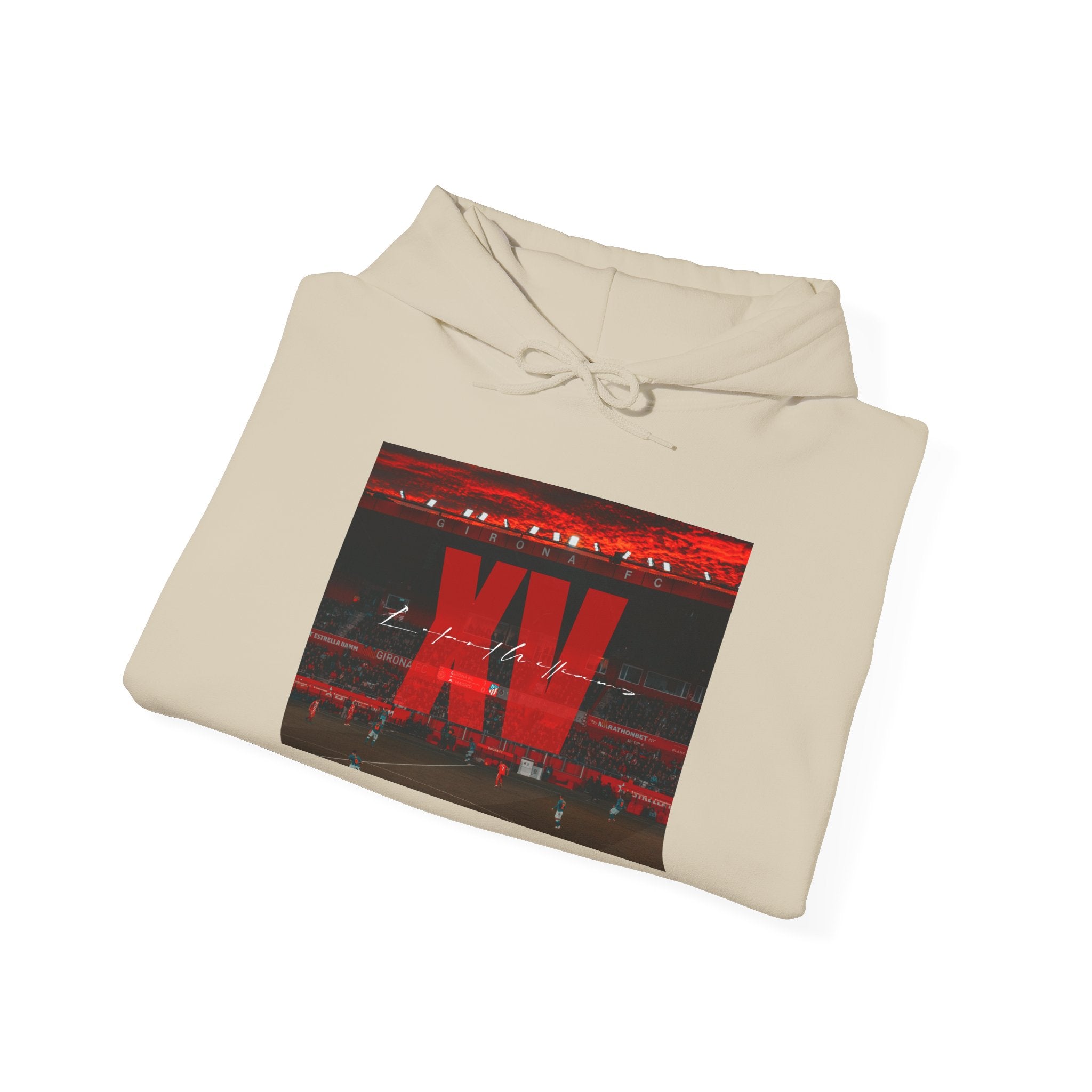 XV Red Stadium Hoodie - Sporty Graphic Pullover