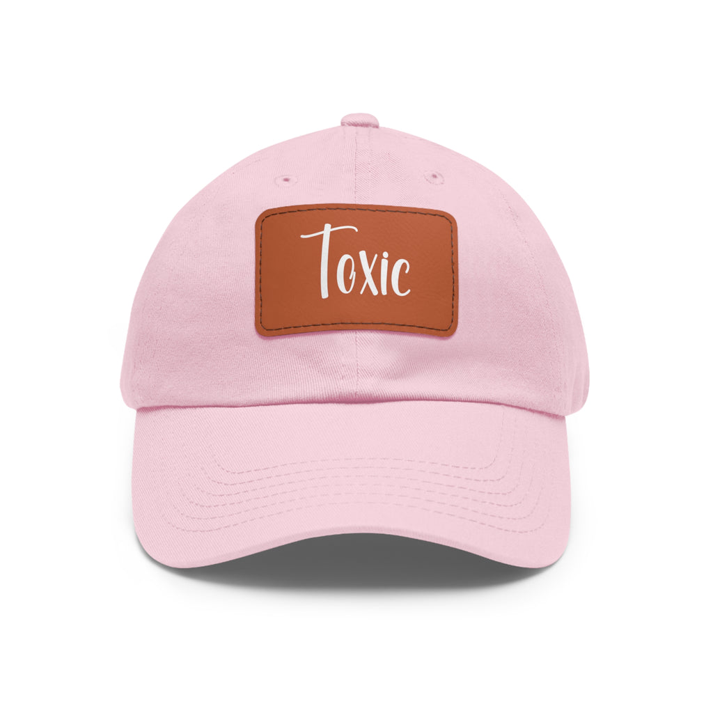Toxic Dad Hat with Leather Patch