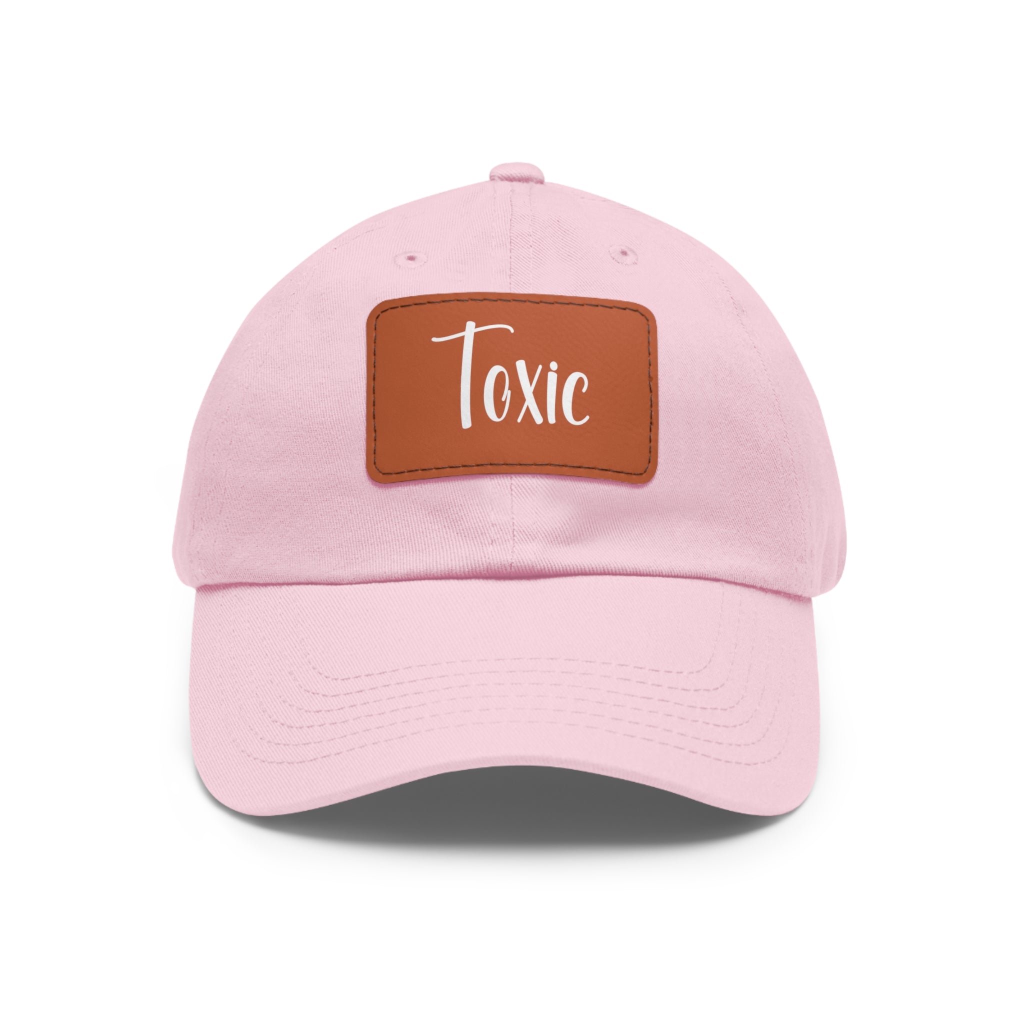 Toxic Dad Hat with Leather Patch