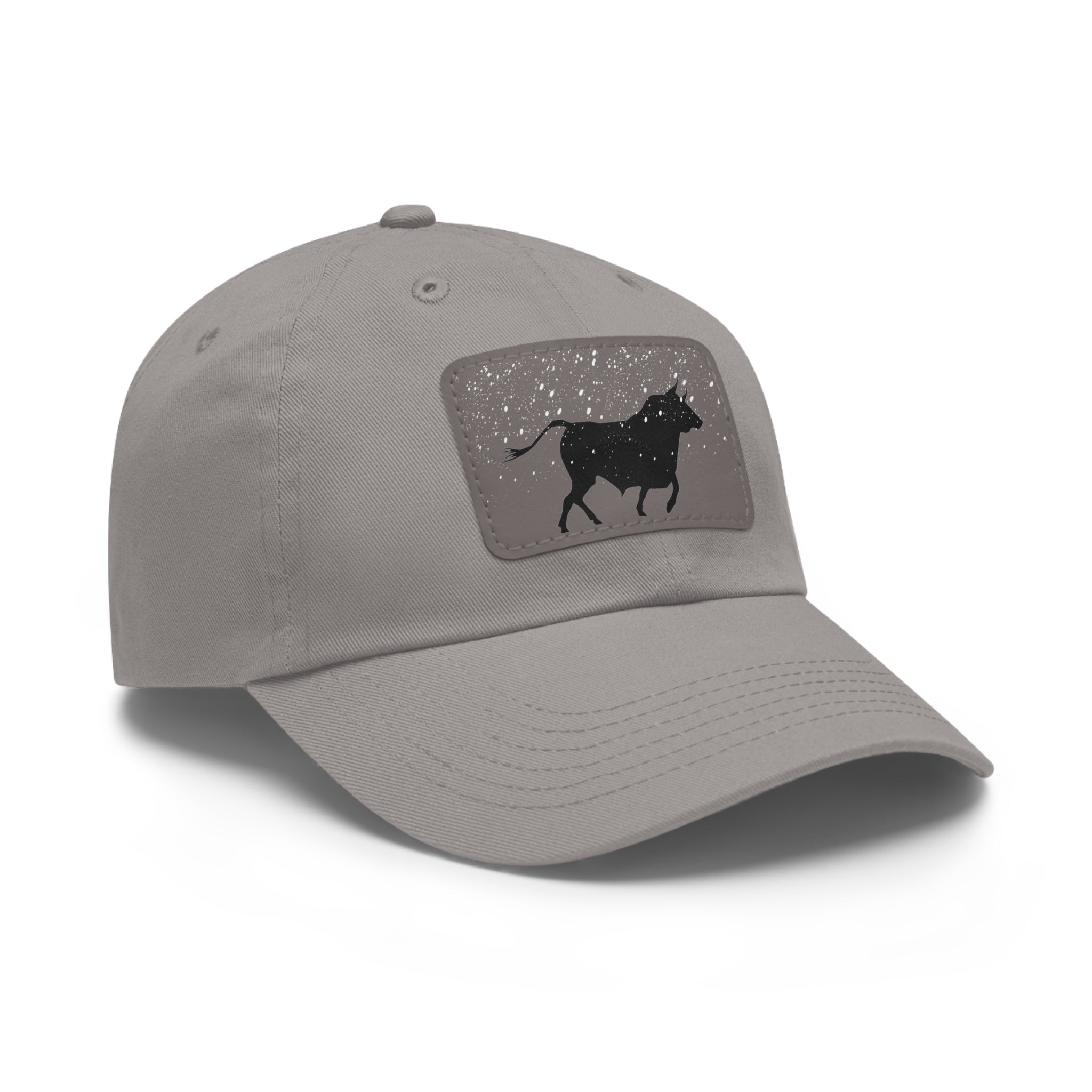 Bull in the Snow Dad Hat