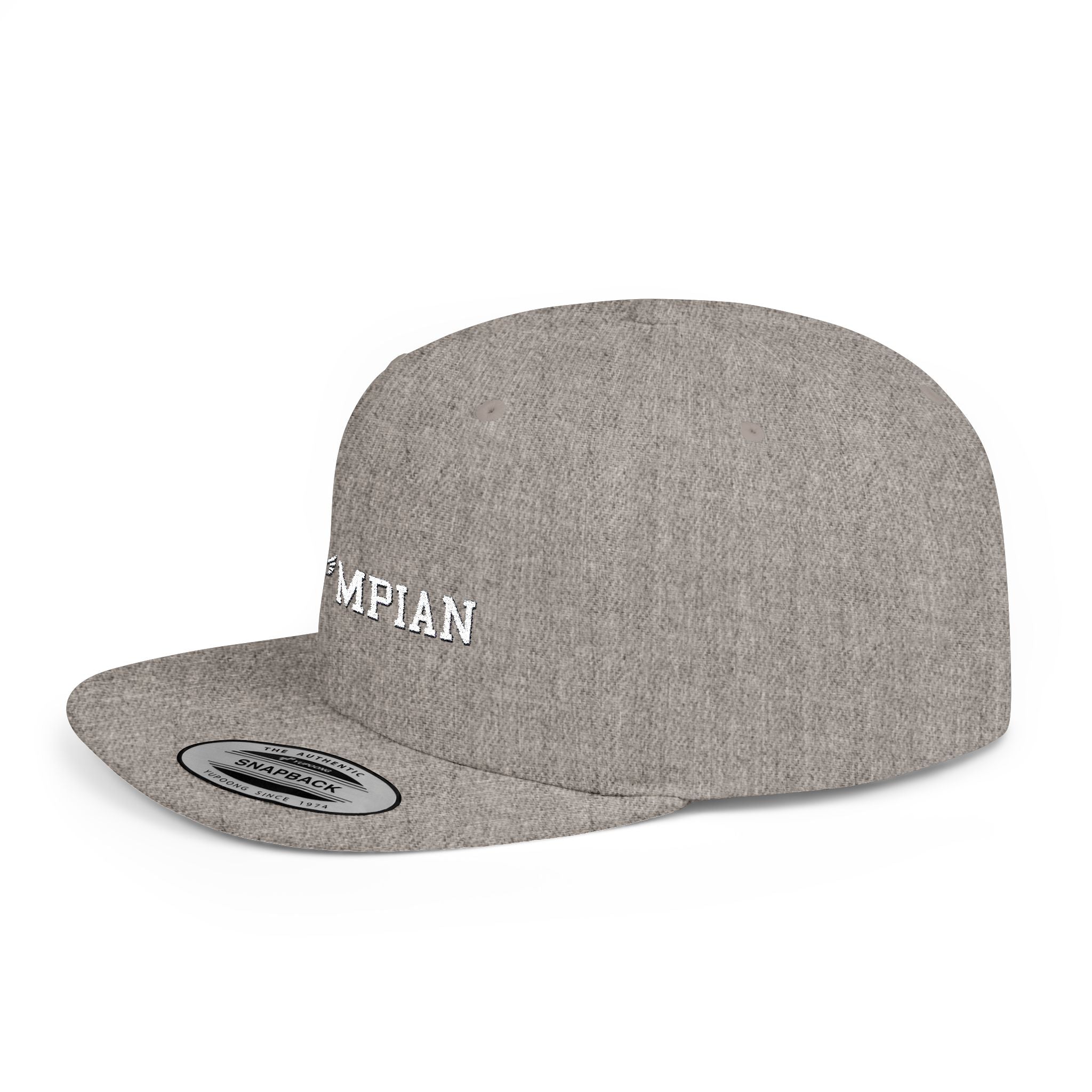 Olympian Flat Bill Snapback Hat