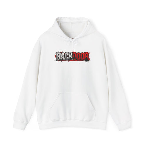 "BackDoor" Crime Drama Series Graphic Hoodie – 'Cast x Crew' Streetwear Pullover