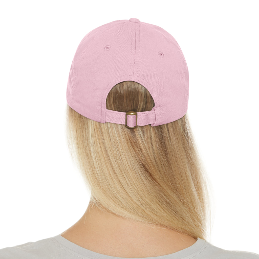 Sleepless Dad Hat with Leather Patch