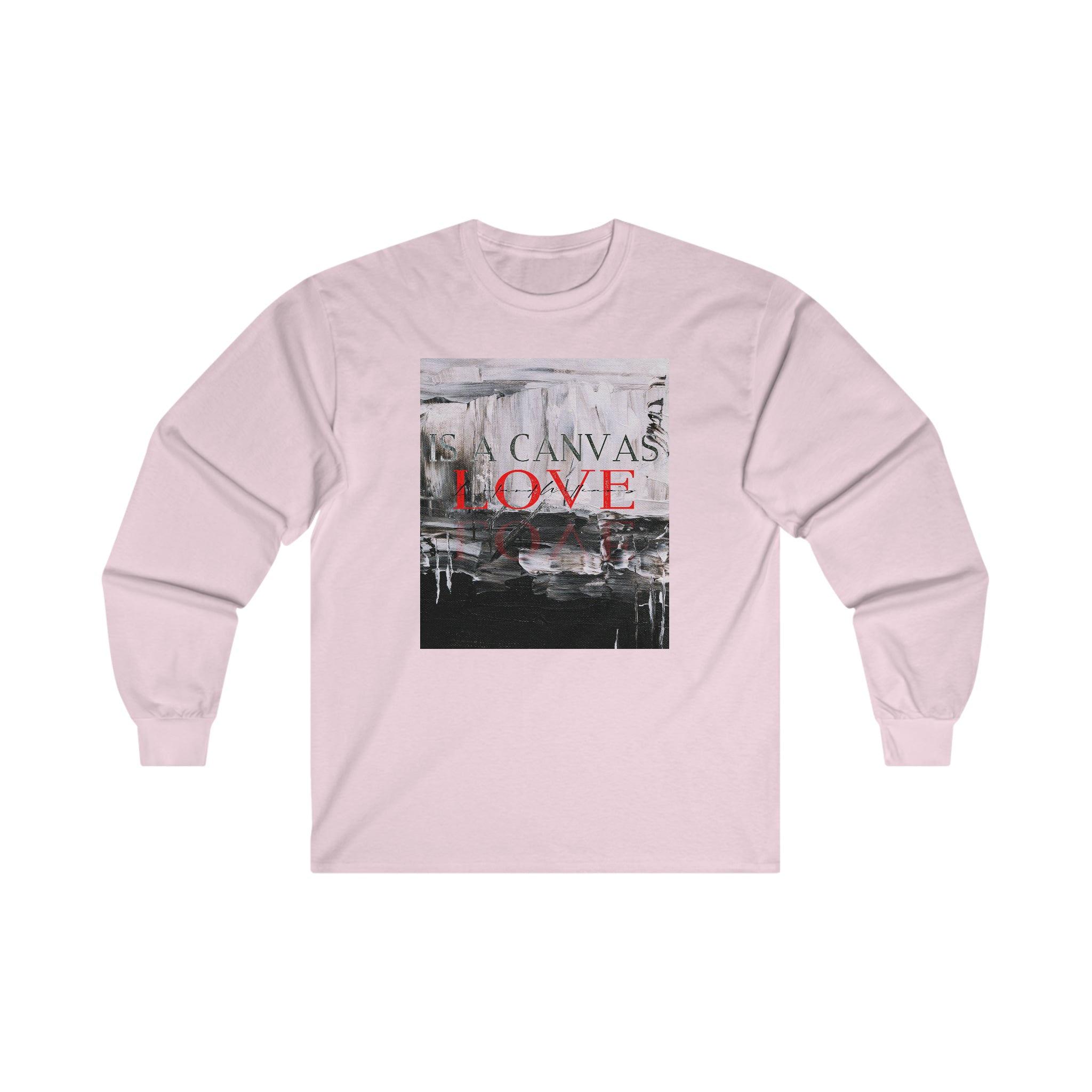 LOVE IS CANVAS Unisex Long Sleeve Tee