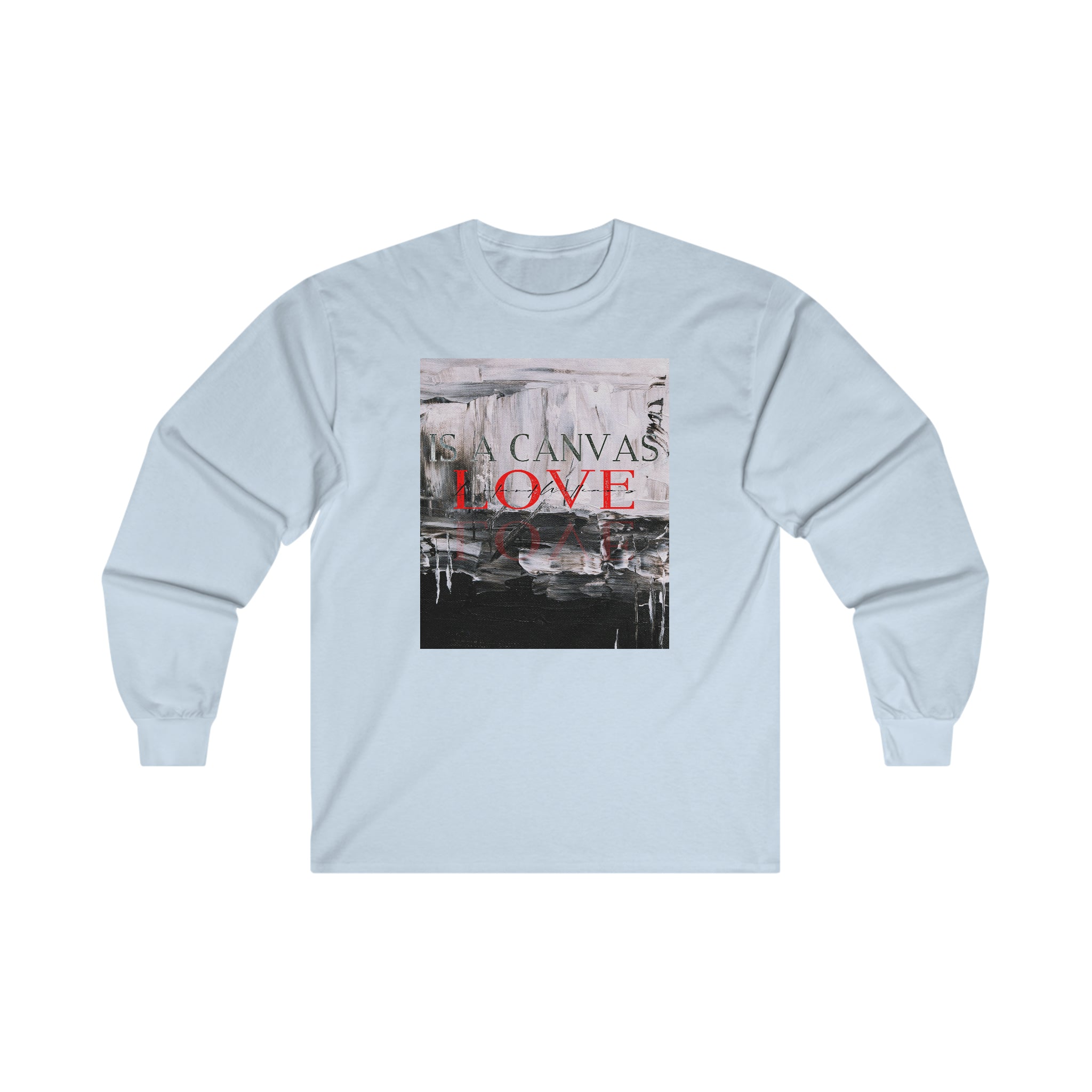 LOVE IS CANVAS Unisex Long Sleeve Tee