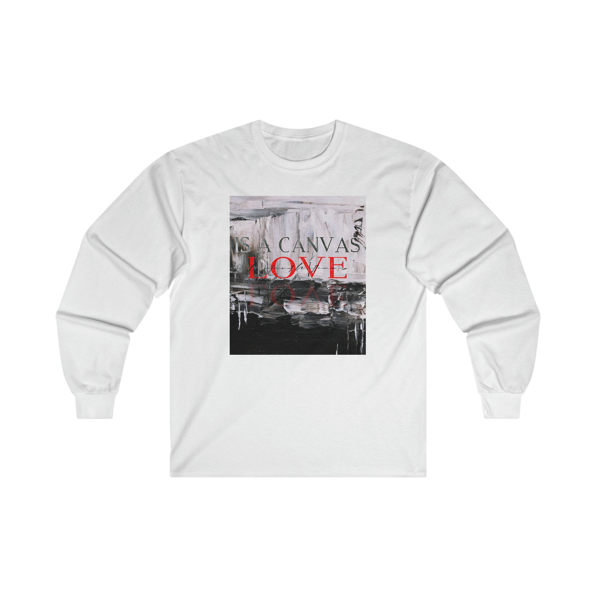 LOVE IS CANVAS Unisex Long Sleeve Tee
