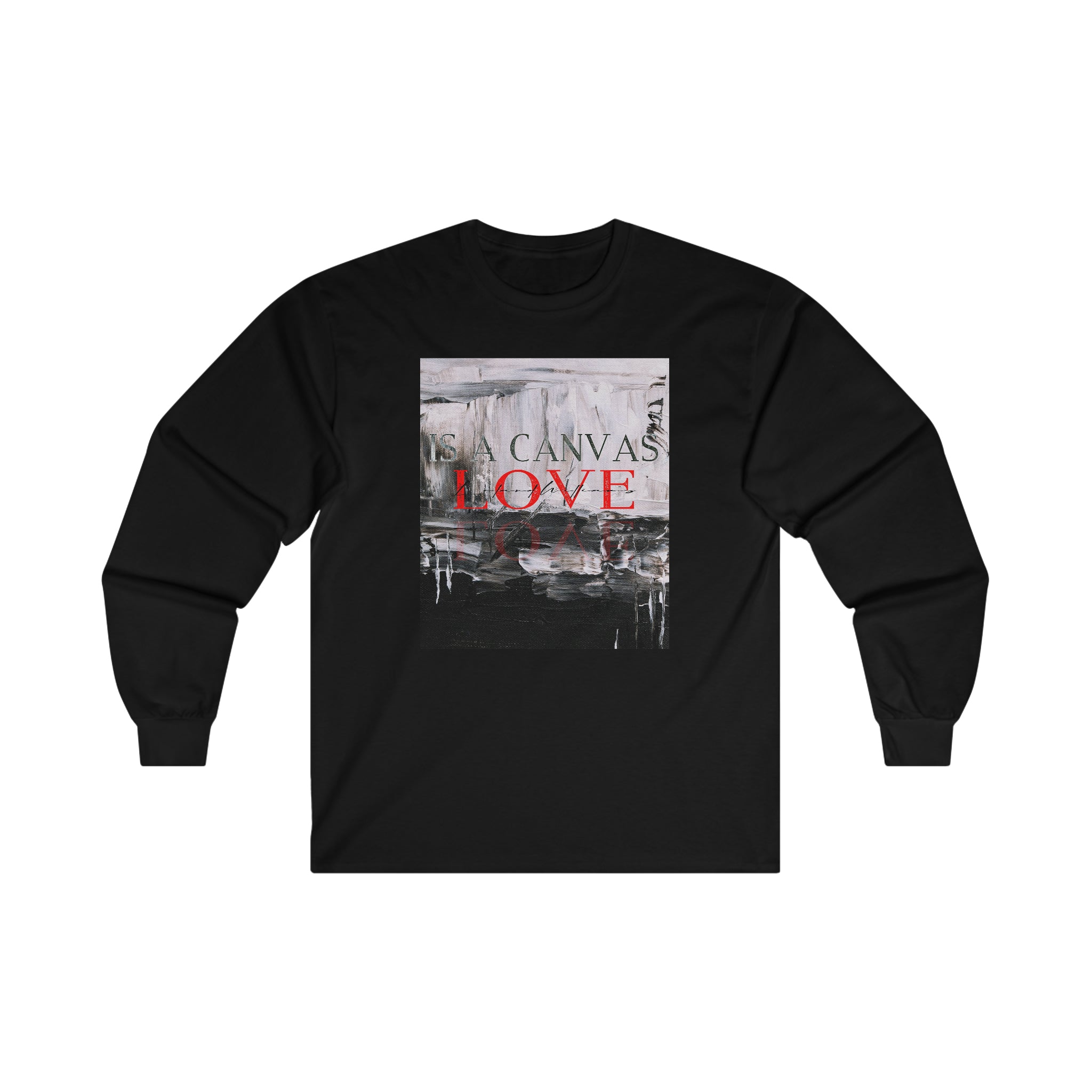 LOVE IS CANVAS Unisex Long Sleeve Tee