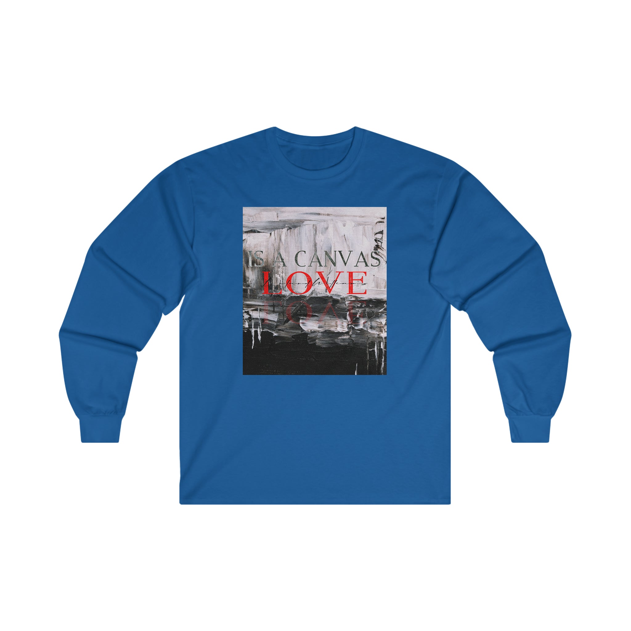 LOVE IS CANVAS Unisex Long Sleeve Tee