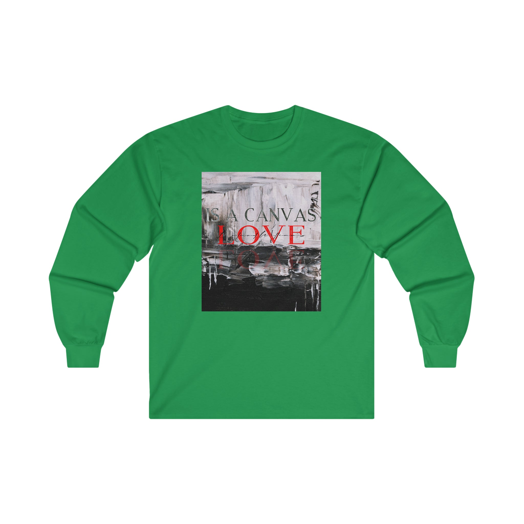 LOVE IS CANVAS Unisex Long Sleeve Tee