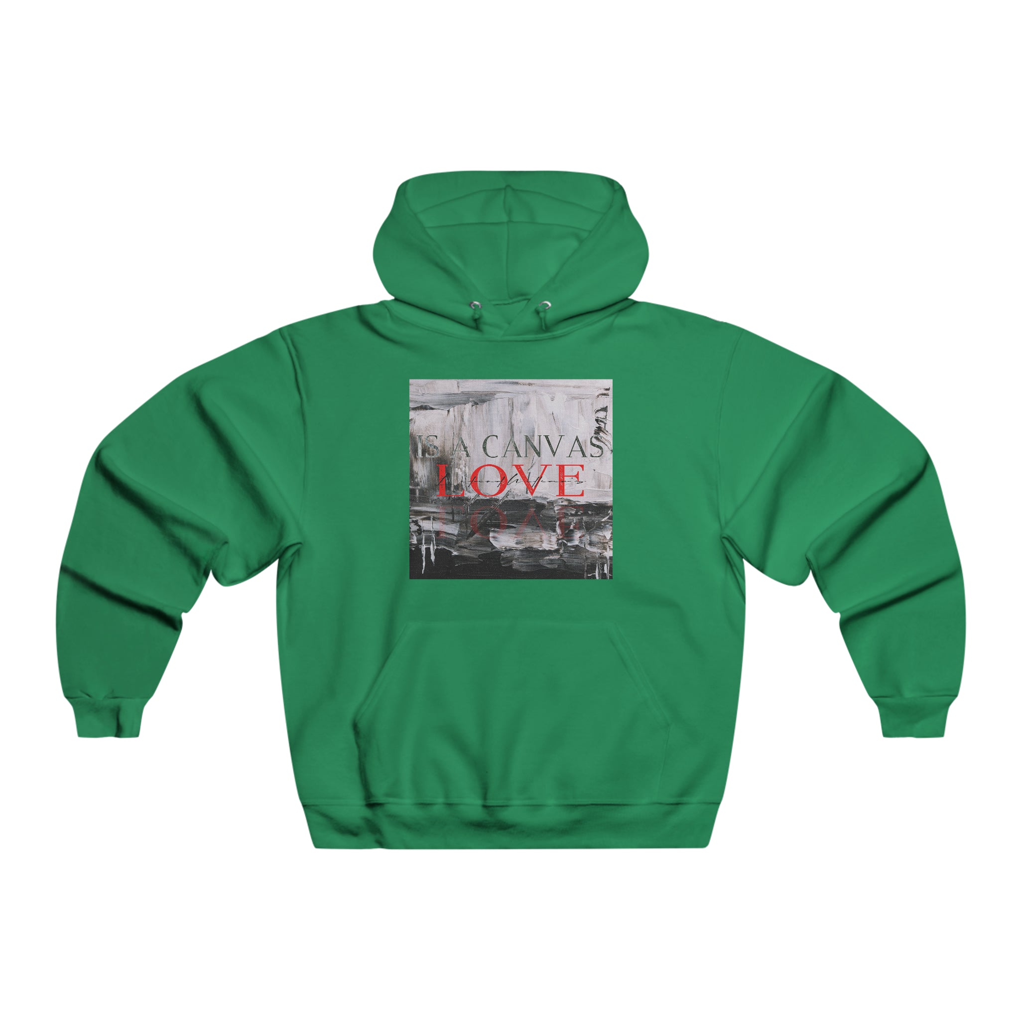 LOVE IS CANVAS Graphic Hoodie