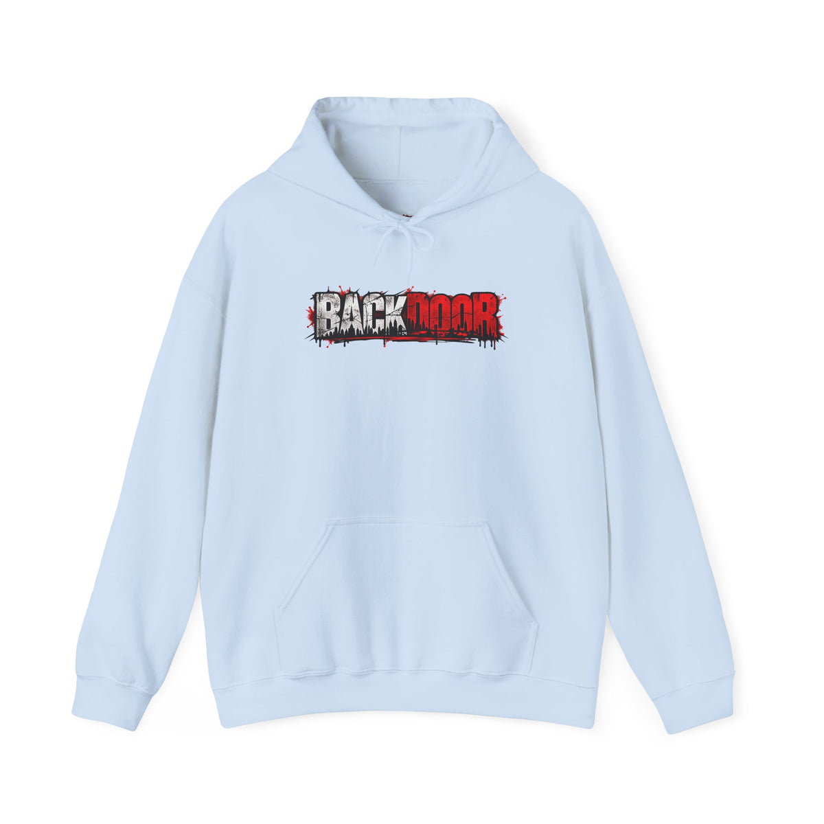 "BackDoor" Crime Drama Series Graphic Hoodie – 'Cast x Crew' Streetwear Pullover