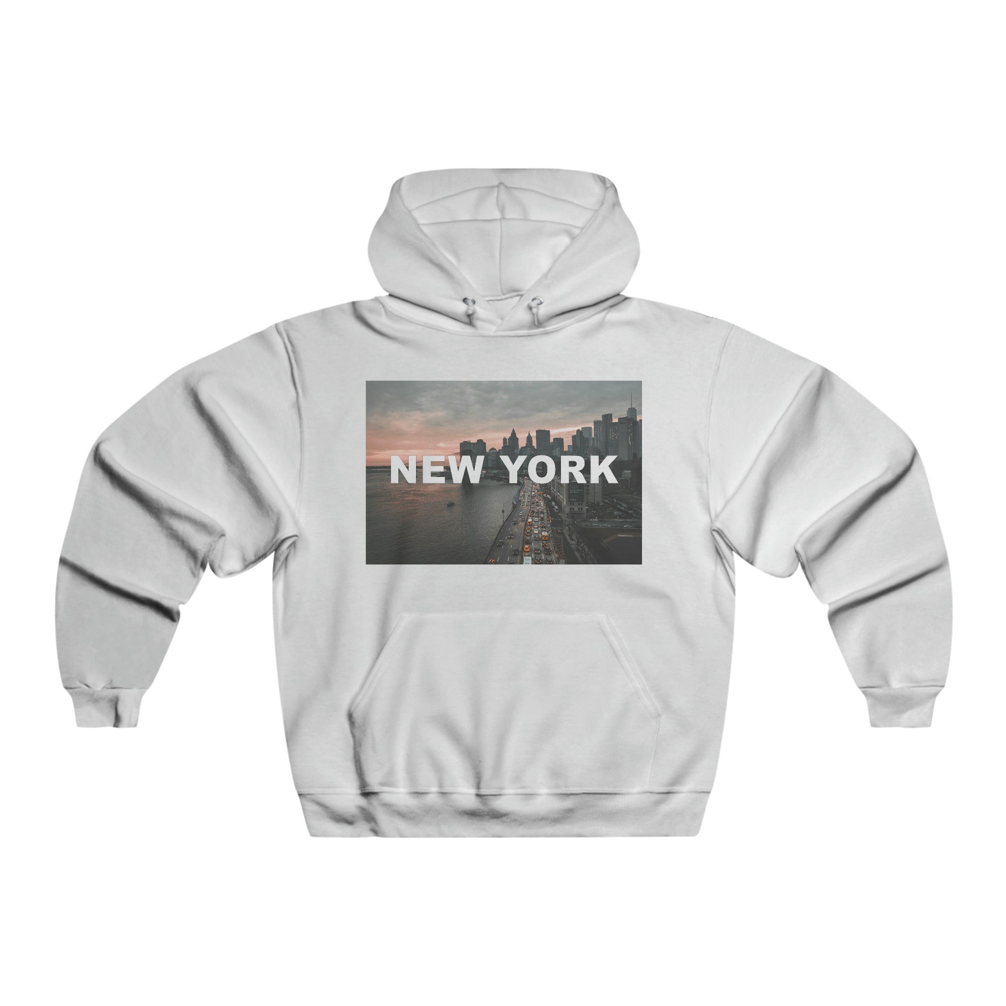 NYC Rush Hour Mens Hooded Sweatshirt