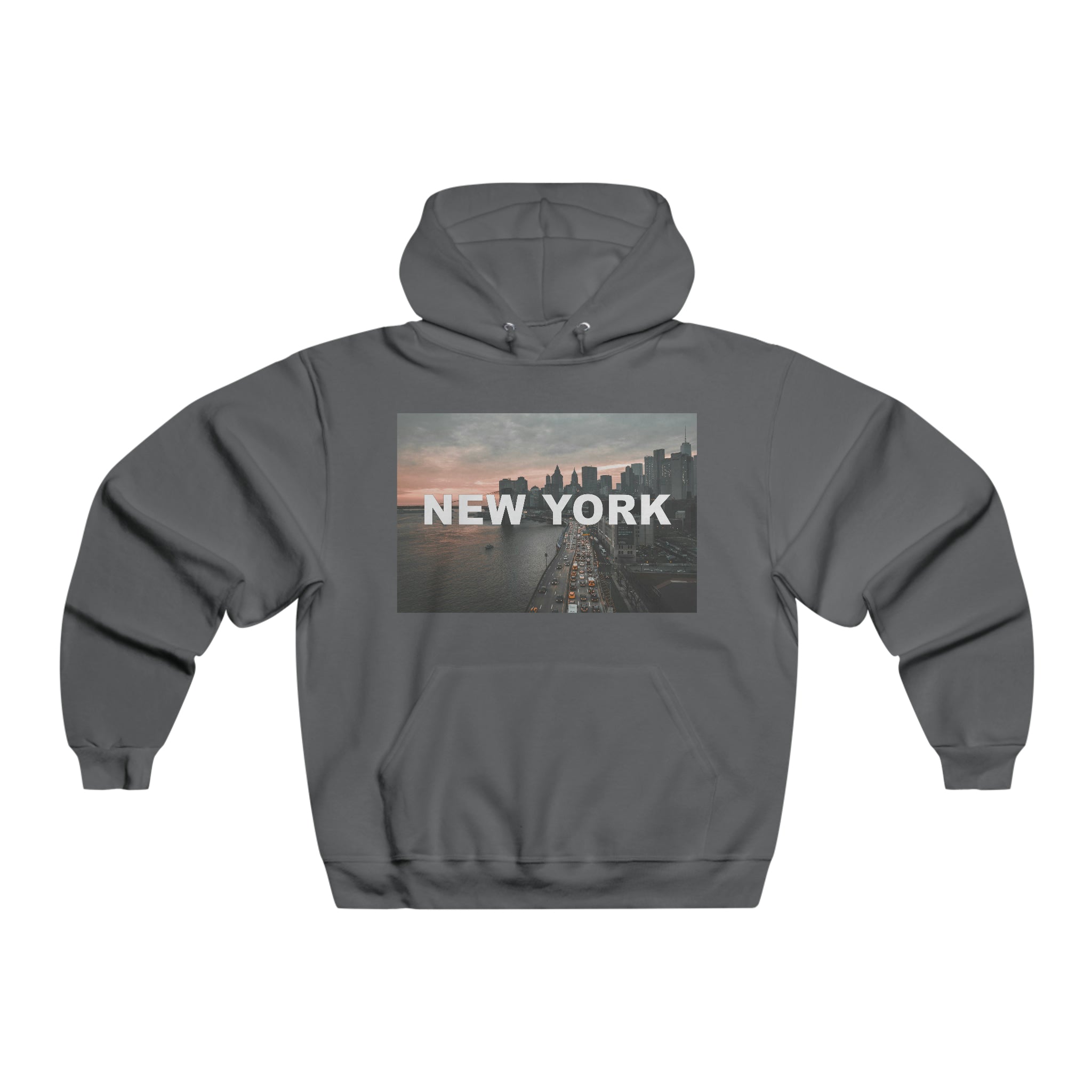 NYC Rush Hour Mens Hooded Sweatshirt