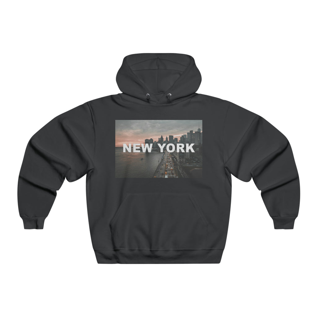 NYC Rush Hour Mens Hooded Sweatshirt