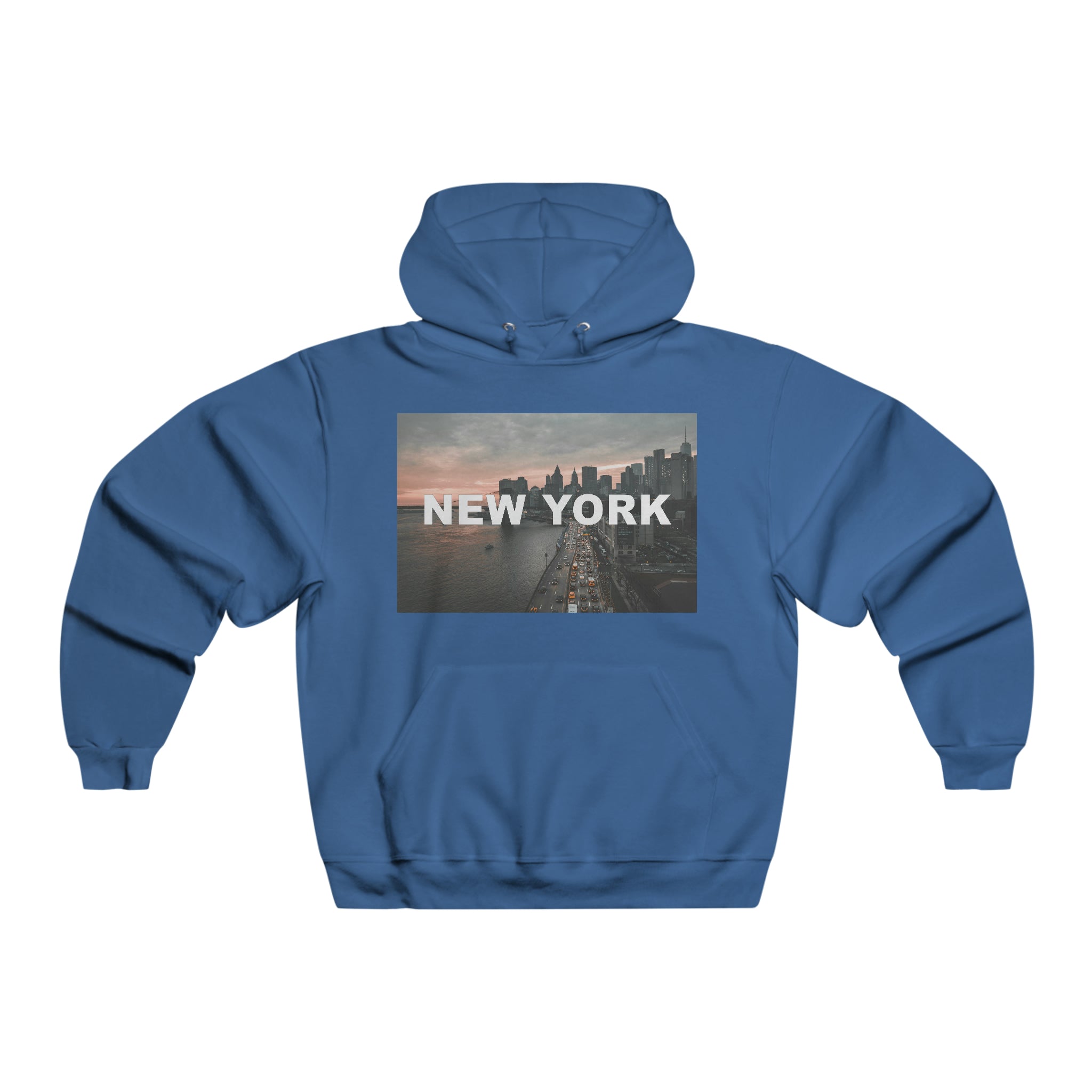 NYC Rush Hour Mens Hooded Sweatshirt