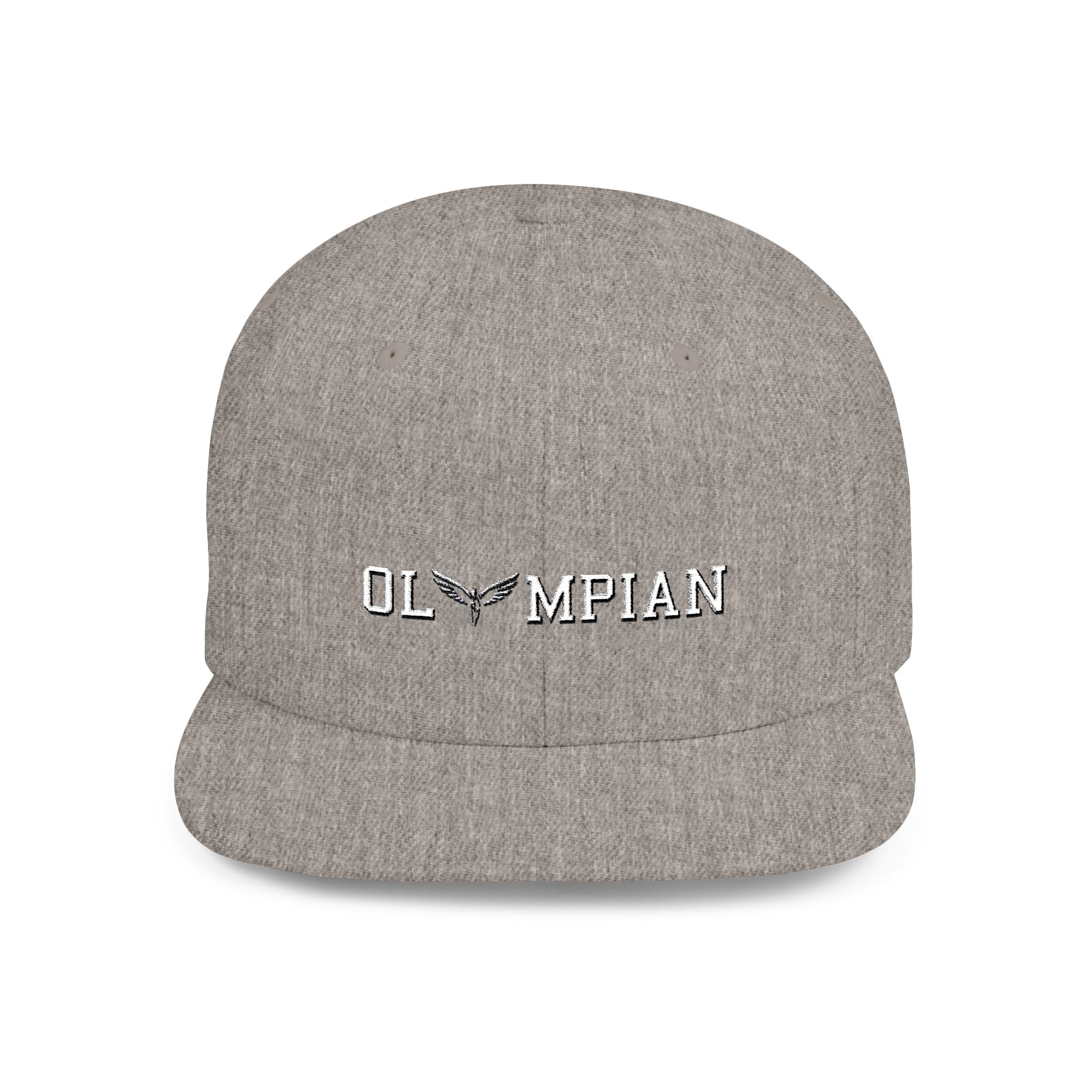 Olympian Flat Bill Snapback Hat