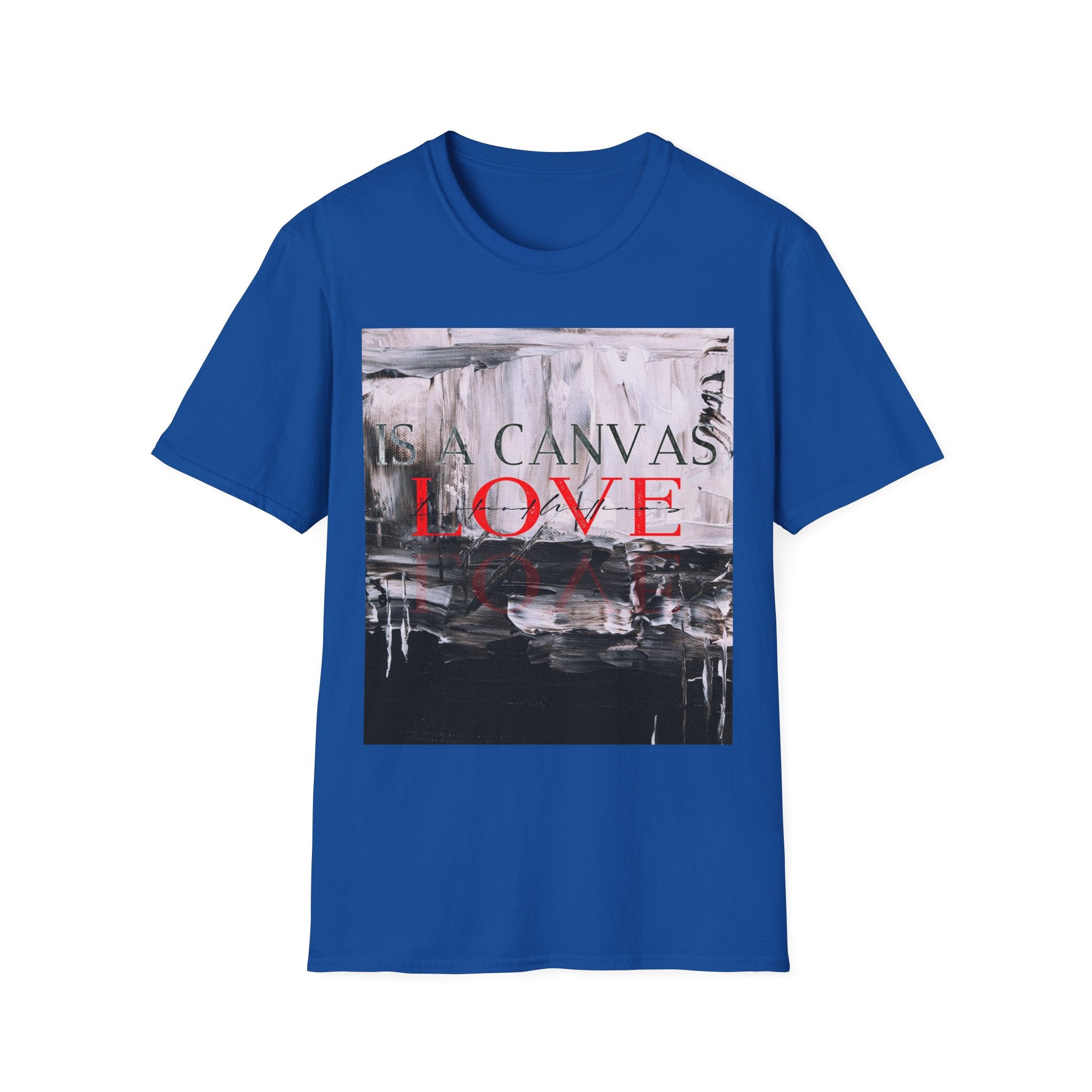 LOVE IS CANVAS Unisex Softstyle T-Shirt