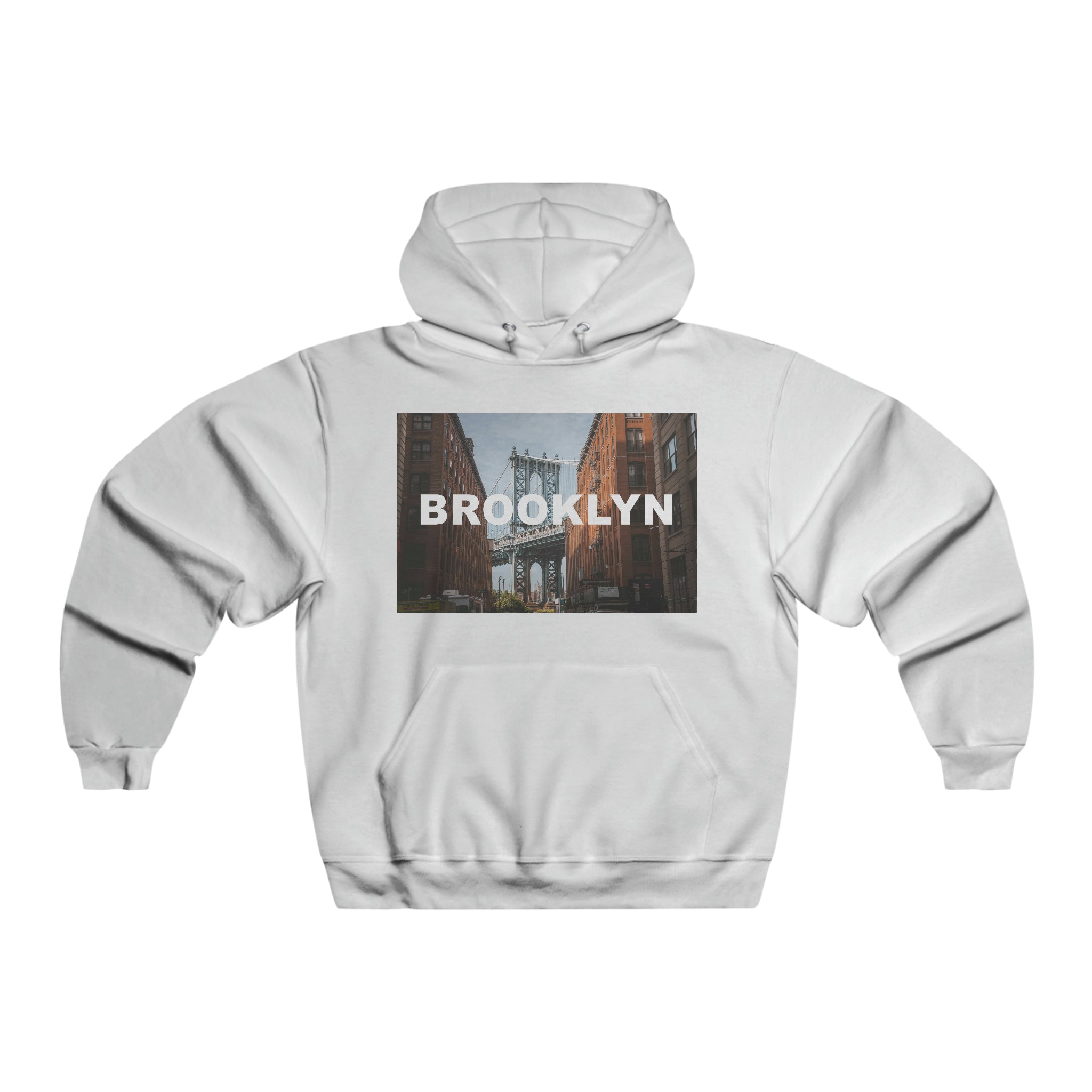 Brooklyn Bridge Mens Hooded Sweatshirt