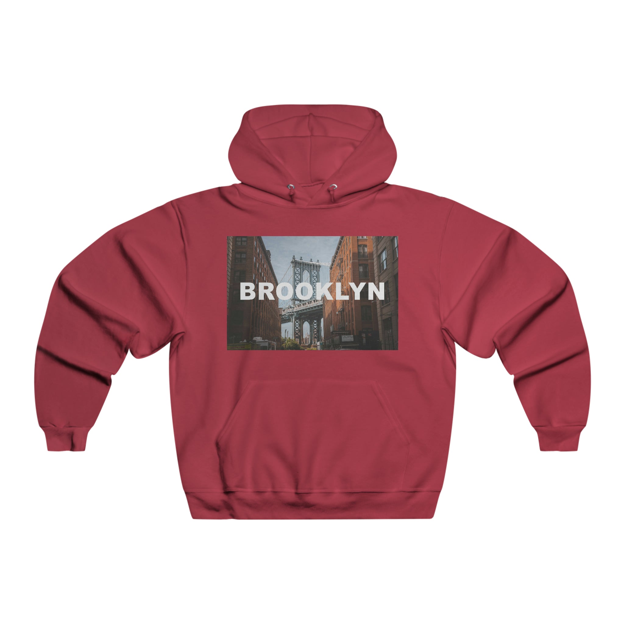 Brooklyn Bridge Mens Hooded Sweatshirt