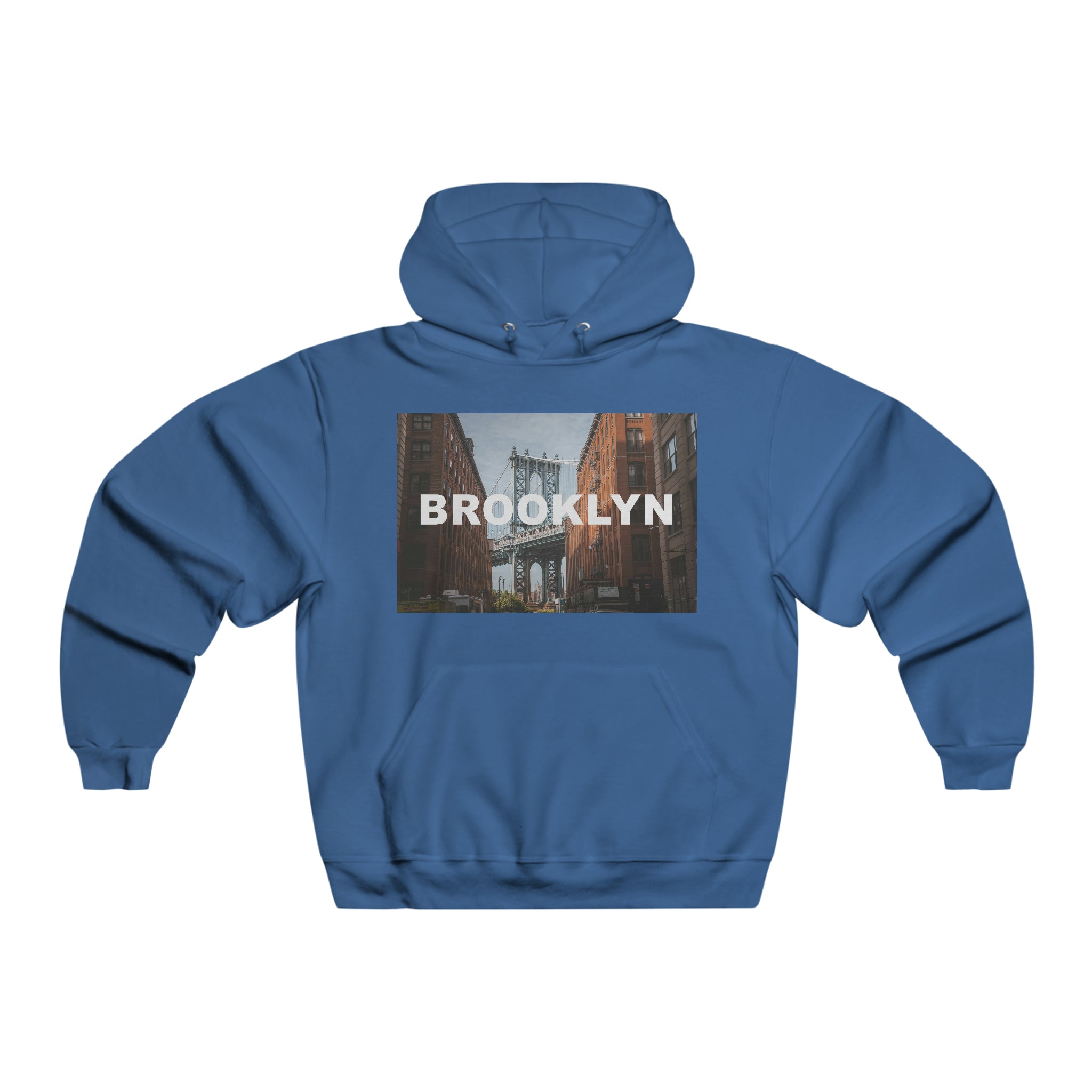 Brooklyn Bridge Mens Hooded Sweatshirt