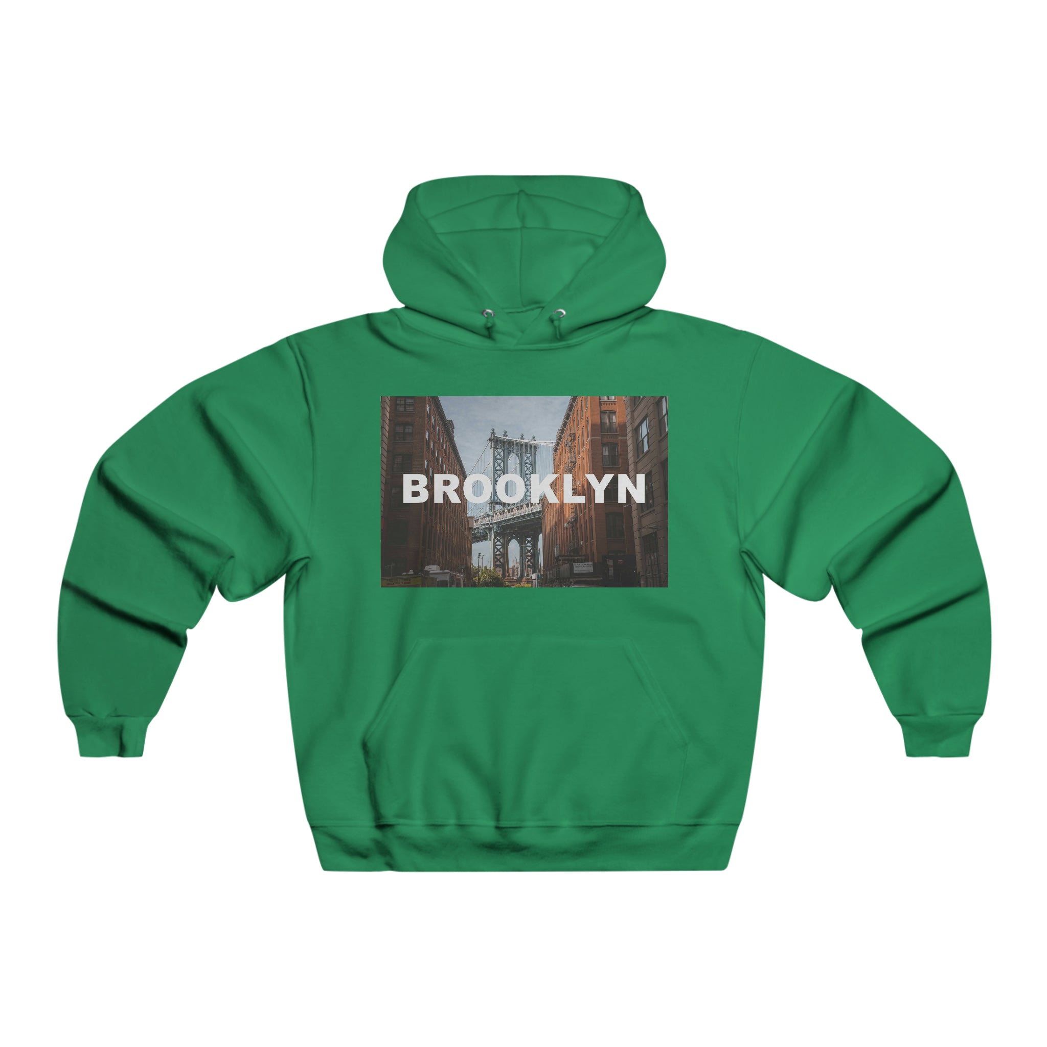 Brooklyn Bridge Mens Hooded Sweatshirt